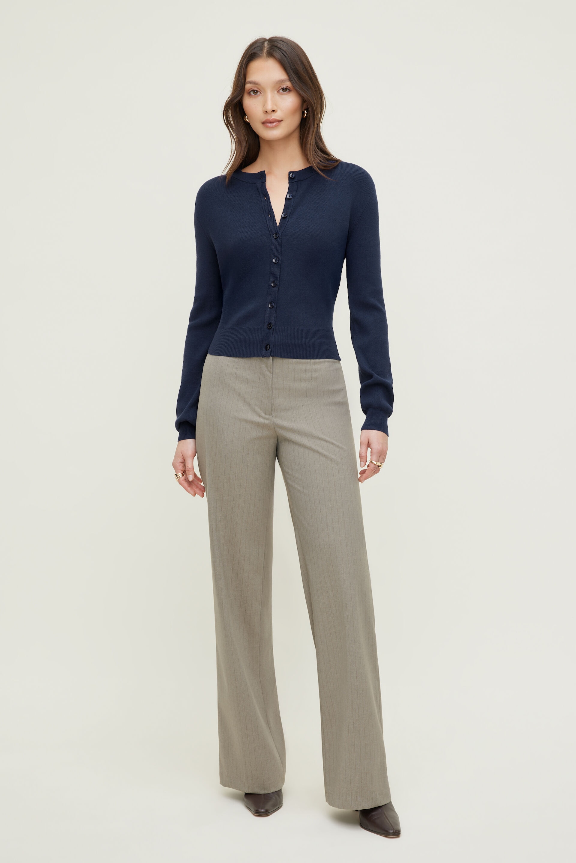 Rebecca Crewneck Cardigan