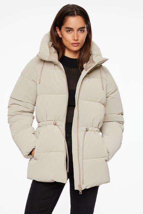 Lustre Puff ™ Cinched Waist Puffer Jacket