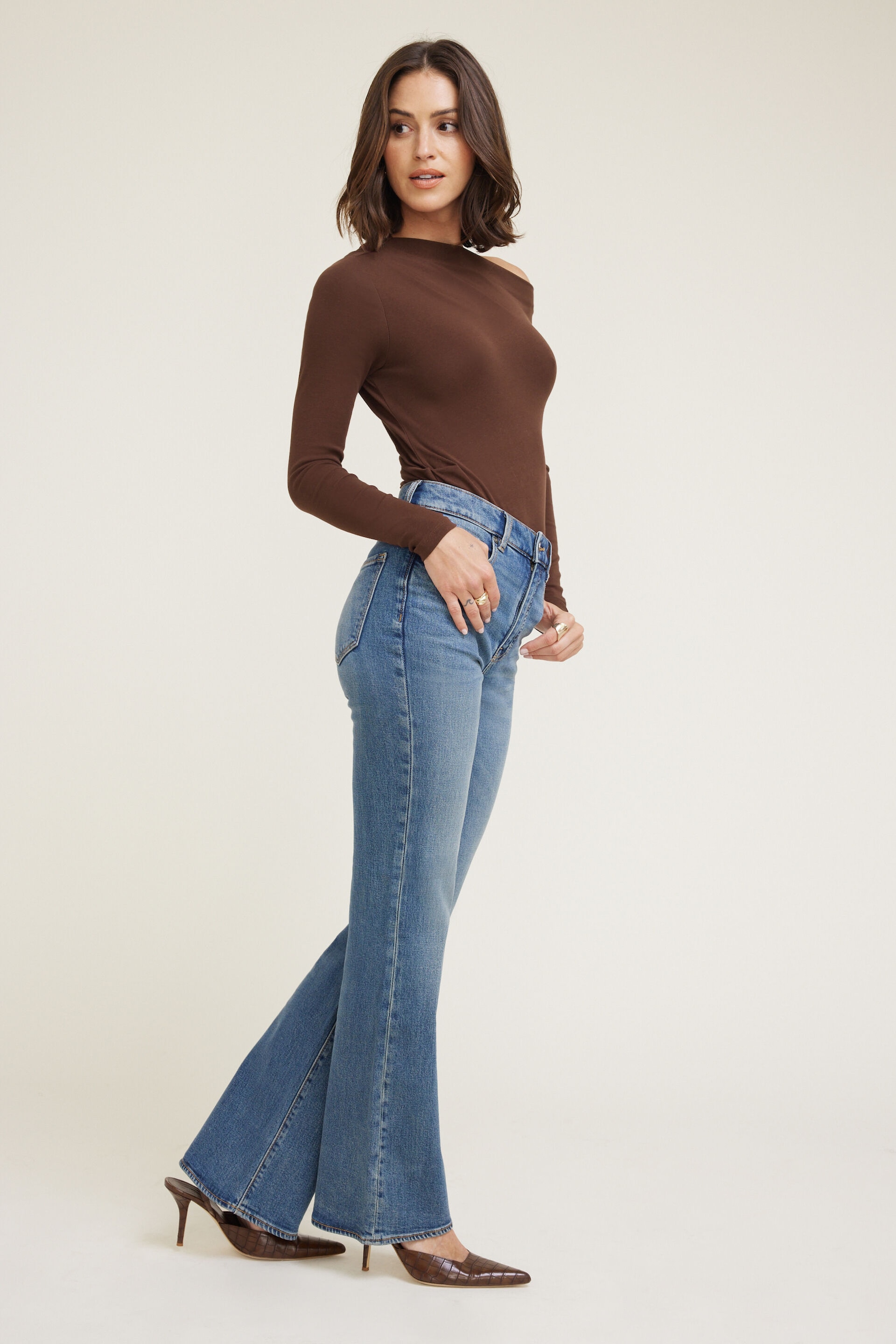 Elodie Stretch High Rise Bootcut Jeans