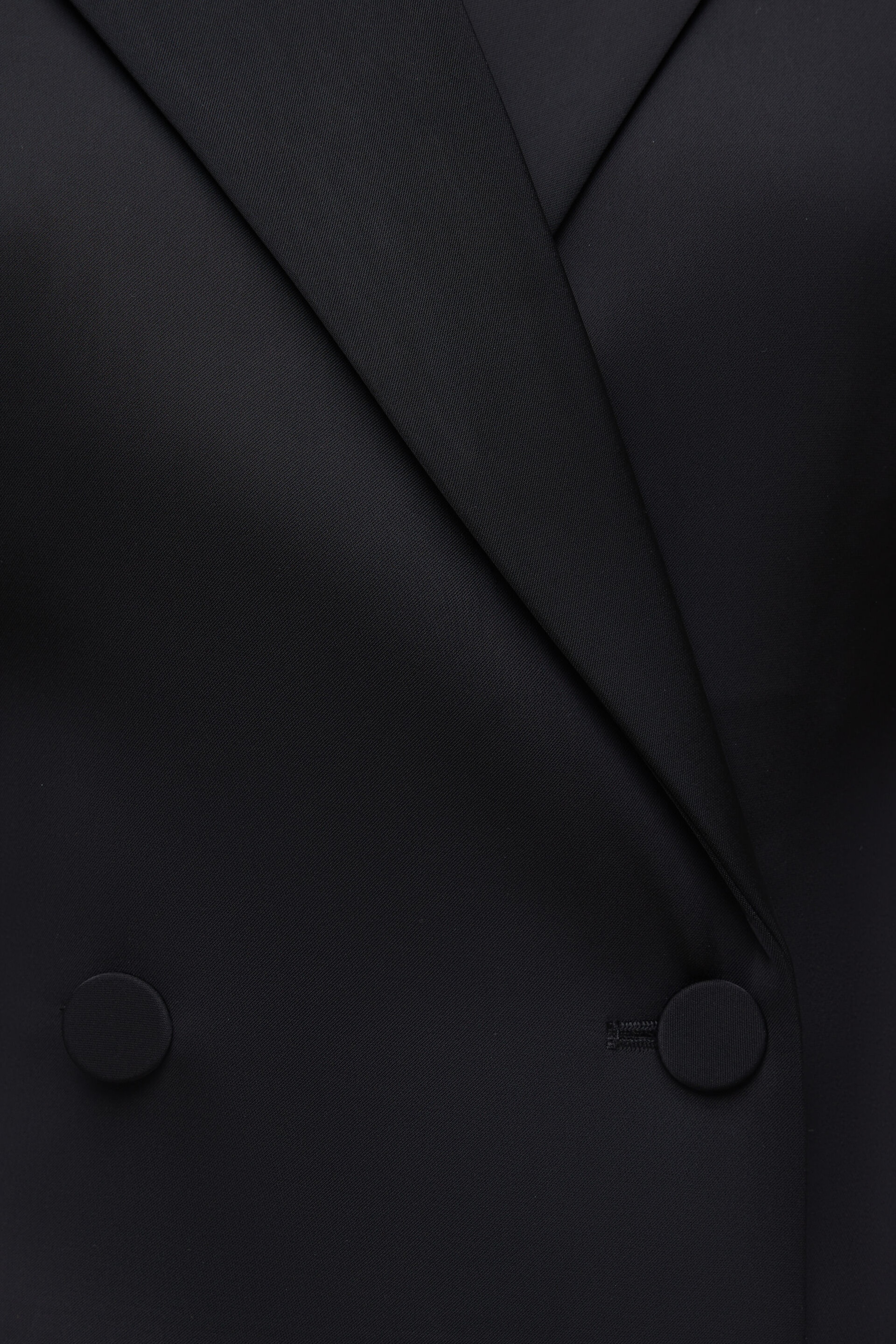 Chrishelle Satin Blazer Romper Mini Dress