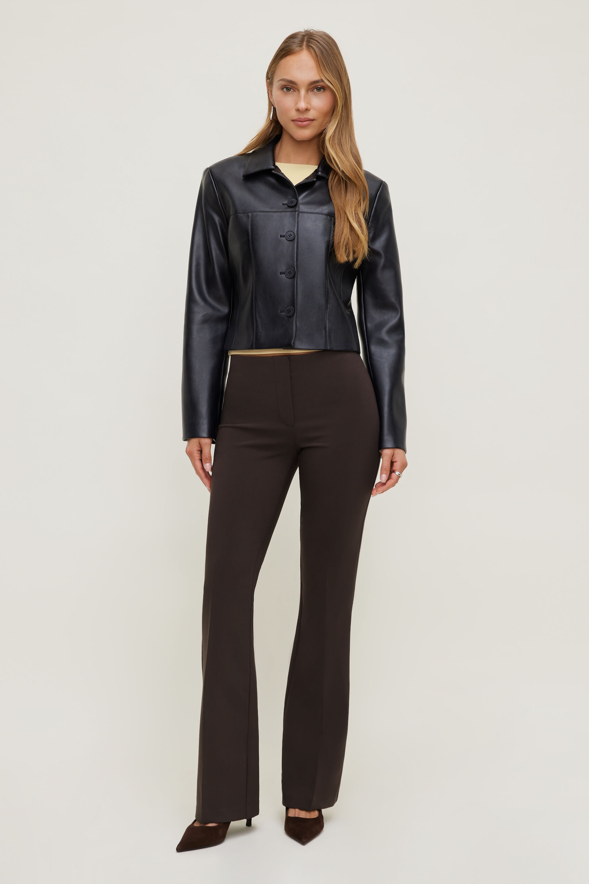 Frankie Tailored Slim Bootcut Pants