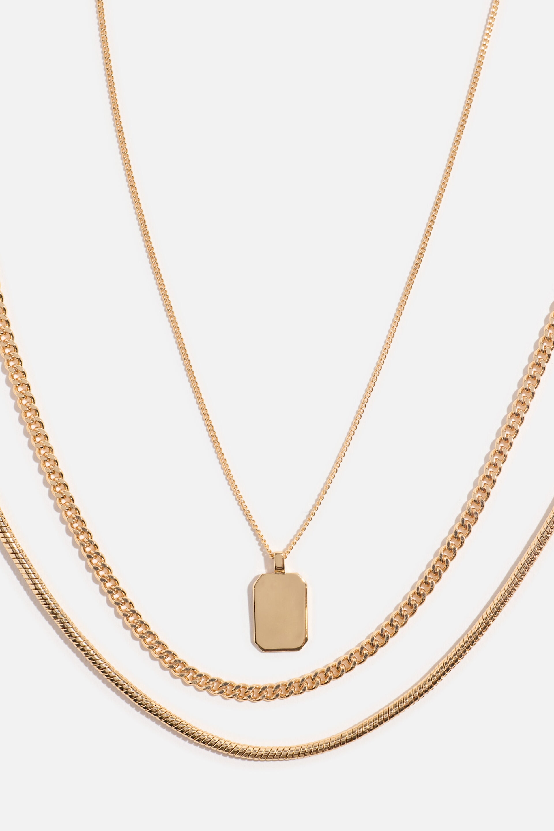 3-Pack Medallion Necklaces