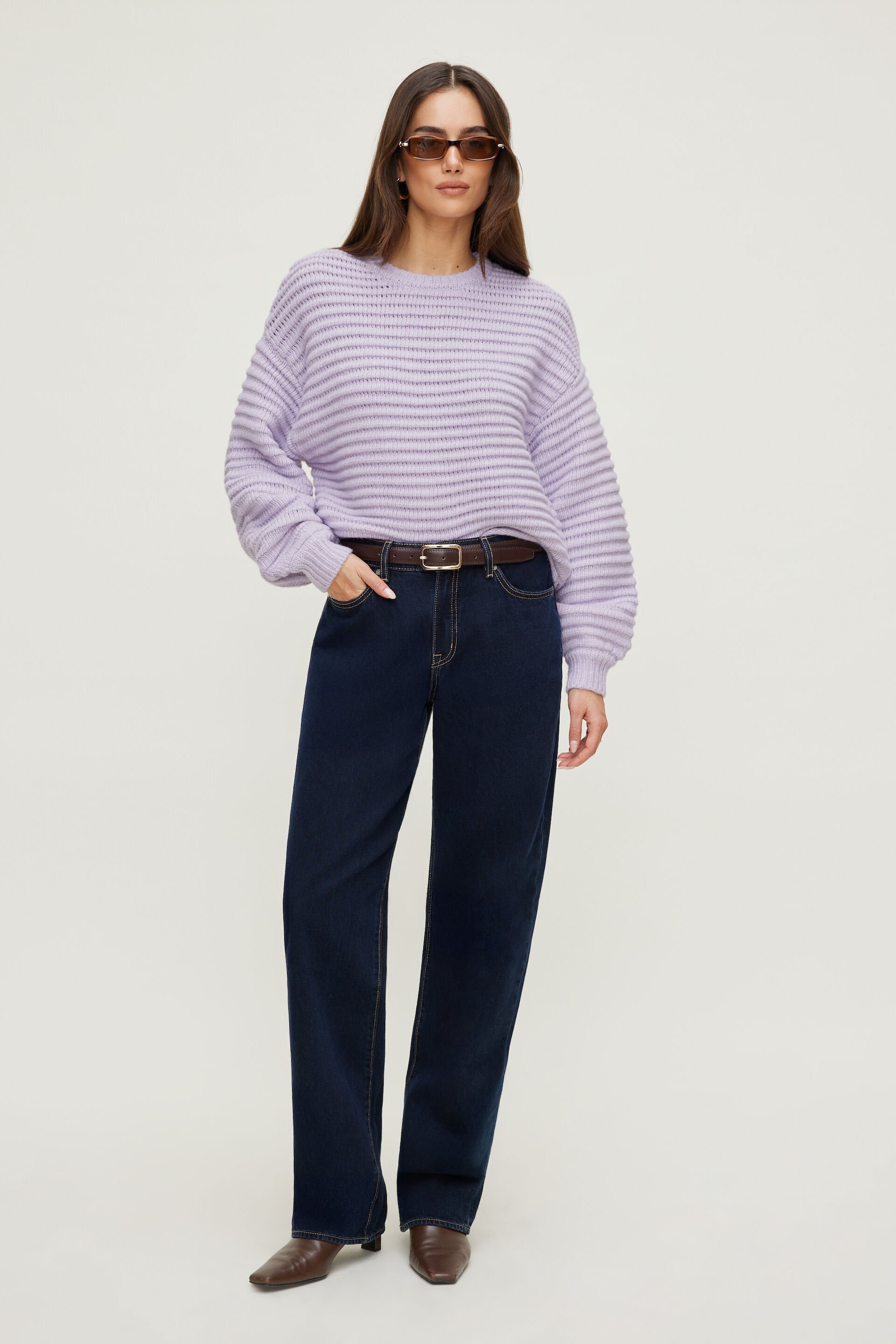 Lorelai Rib Knit Sweater
