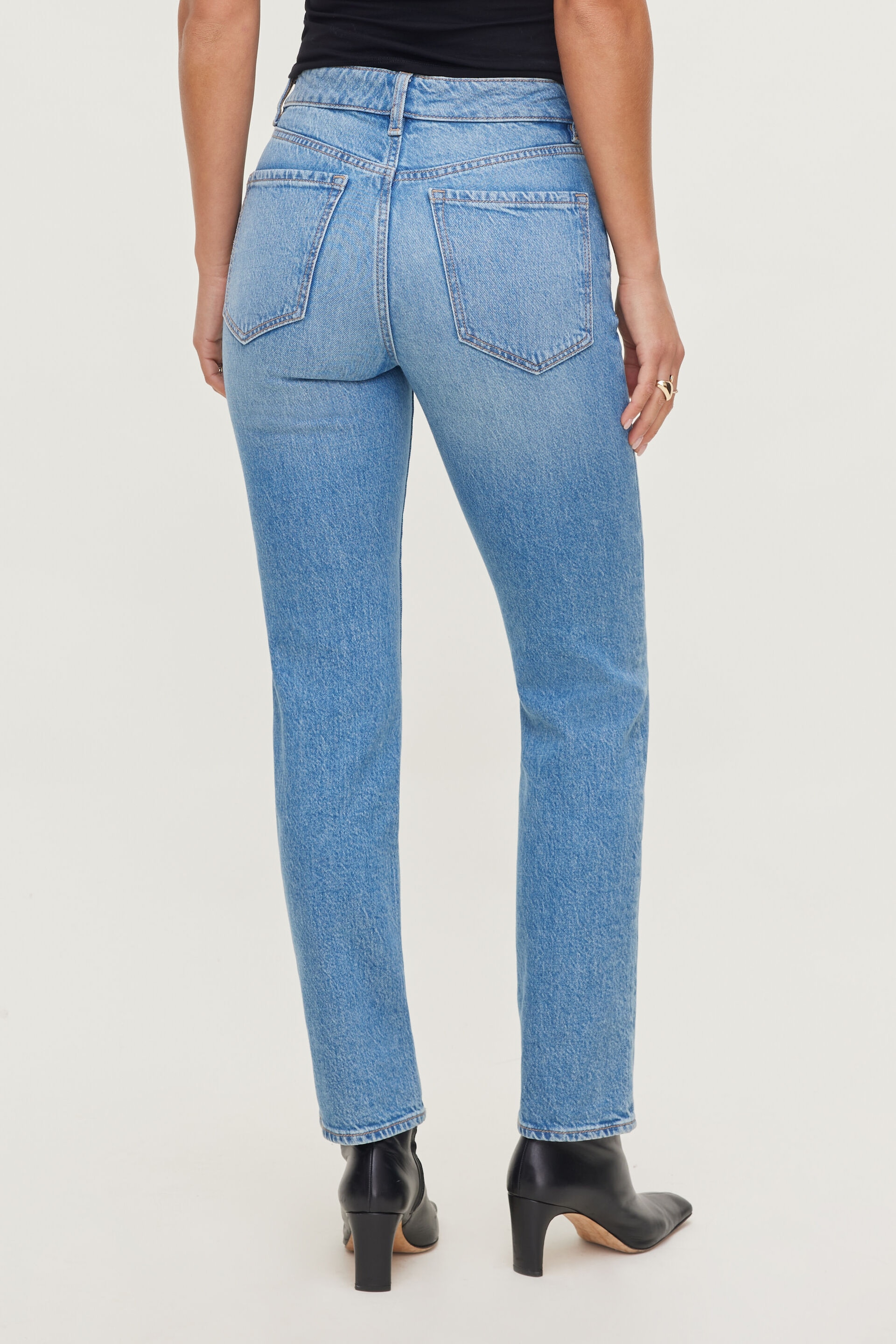 Frenchie High Rise Slim Leg Jeans