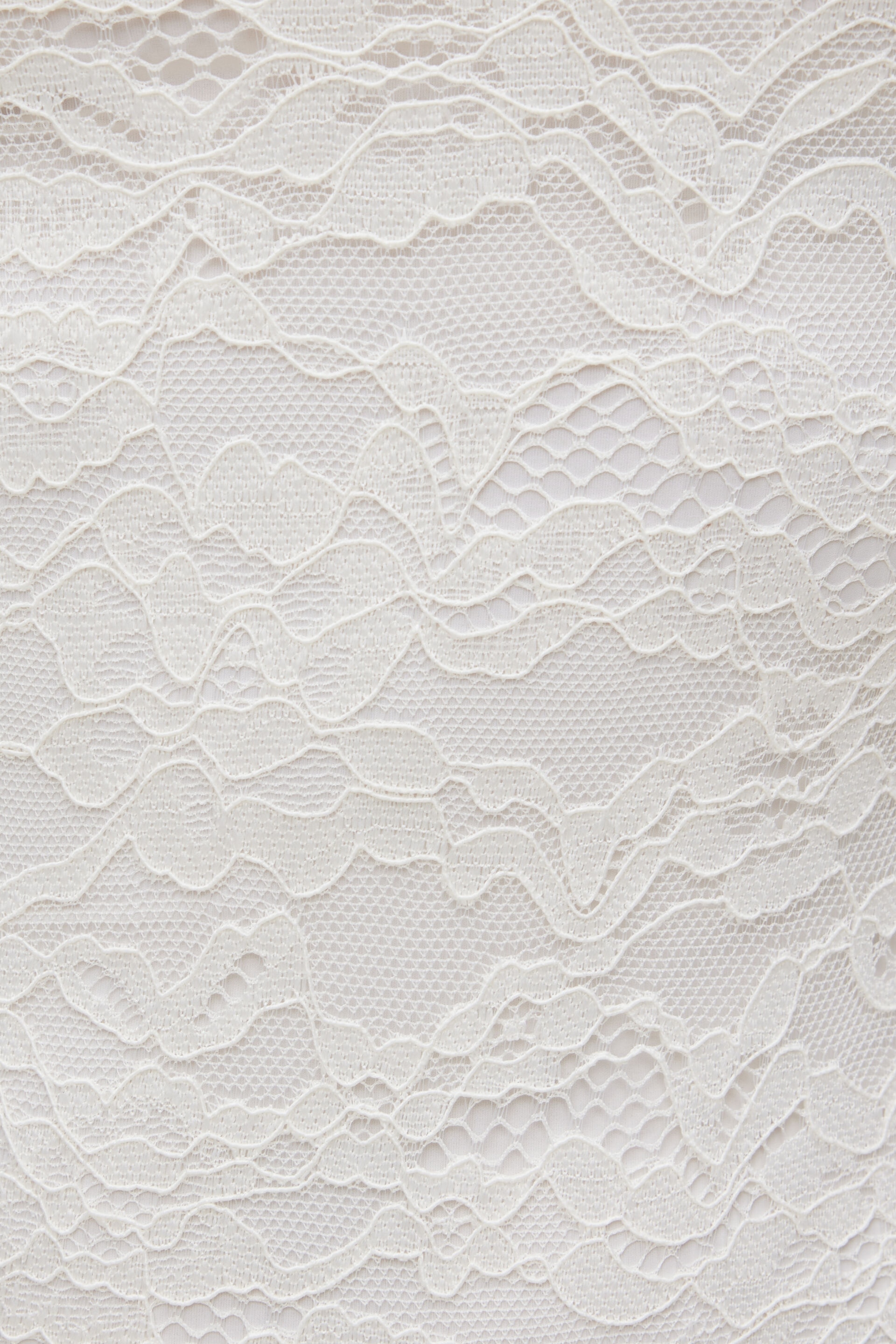 Mock Neck Lace Bodysuit