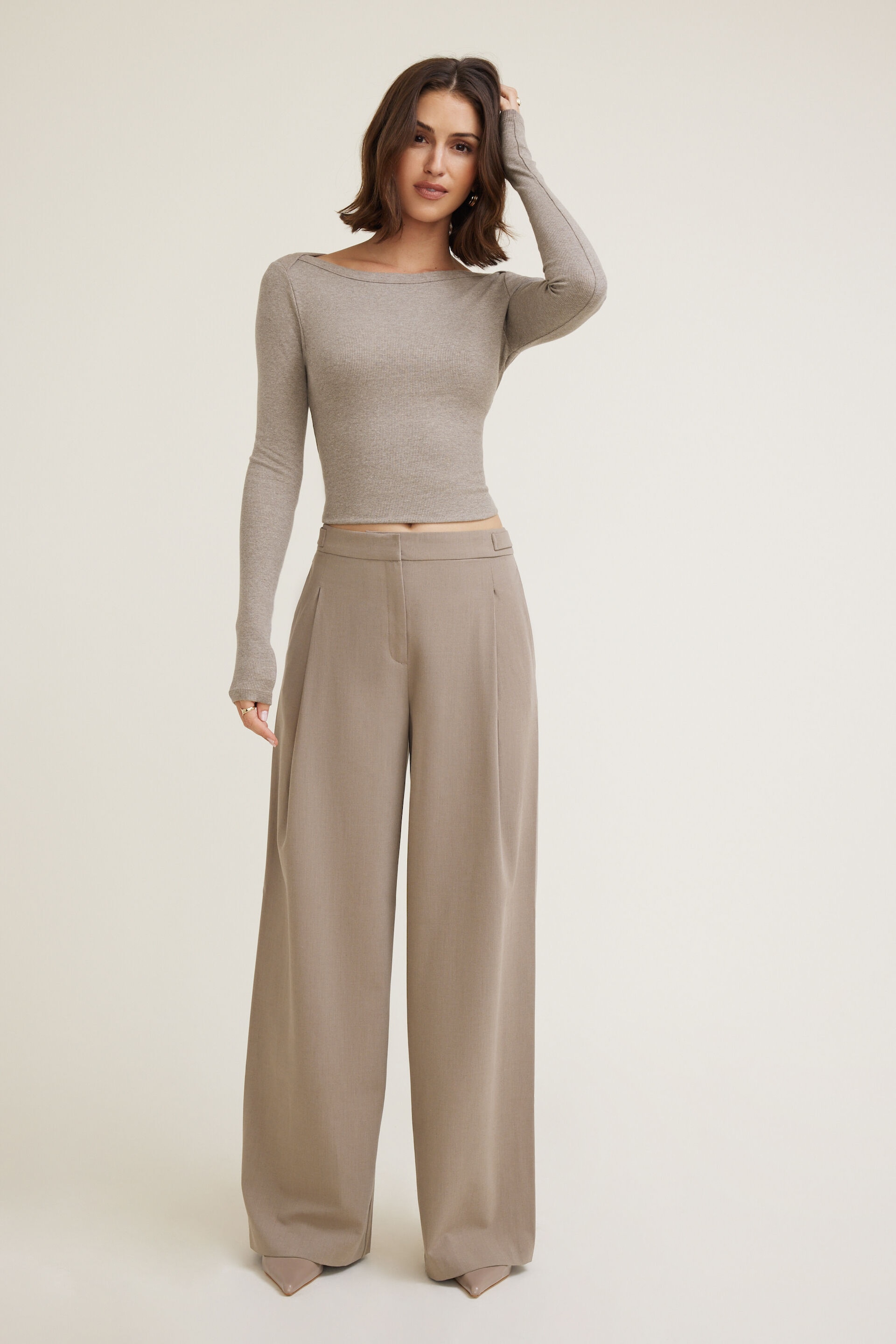 Leni Pleated Wide Leg Pants