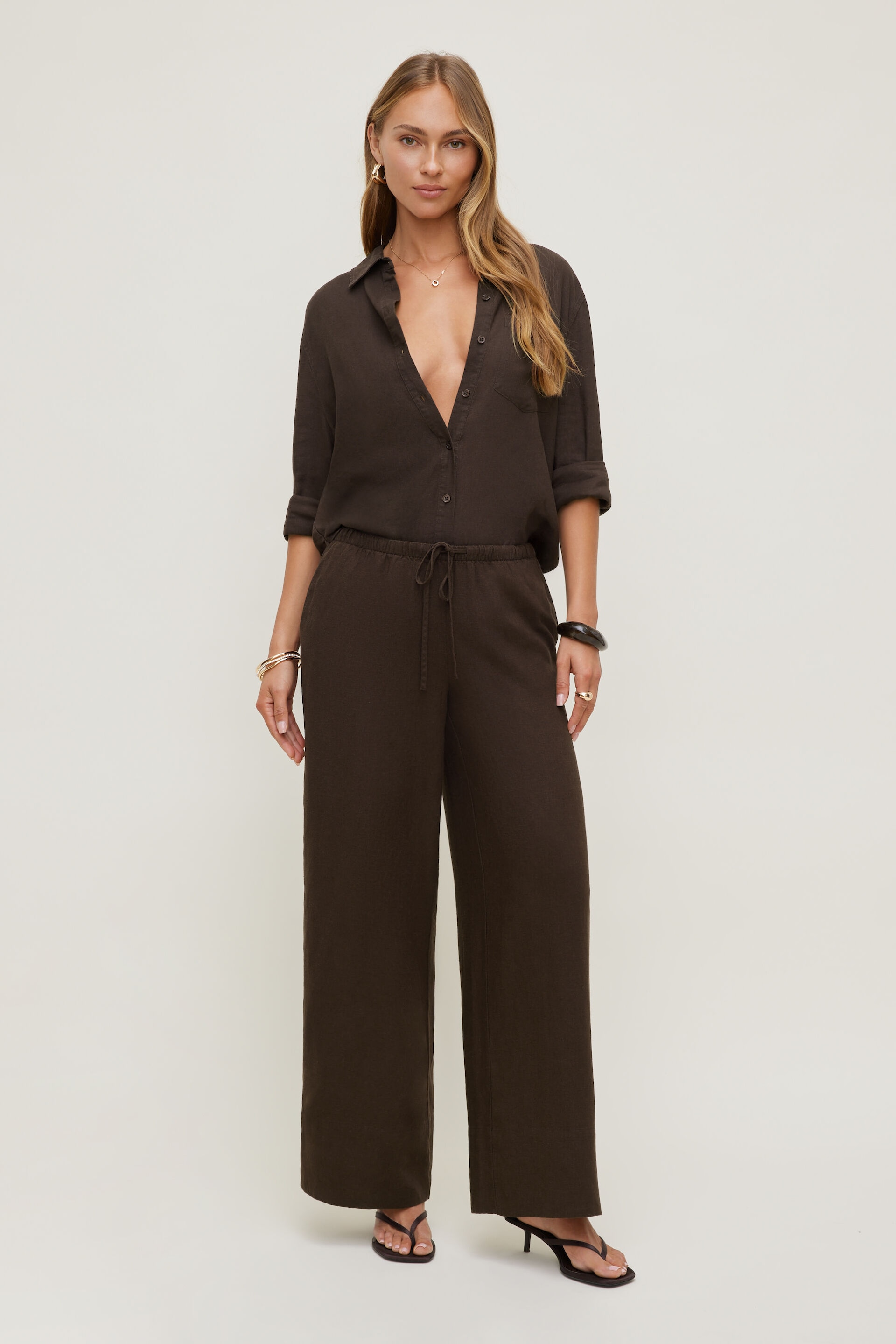 Oversized Linen Shirt