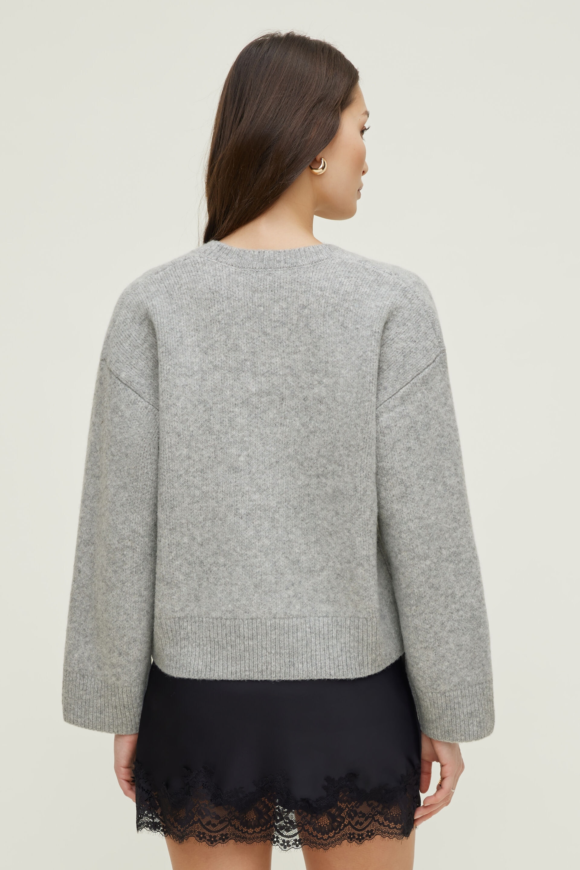 Relaxed V Neck Cardigan