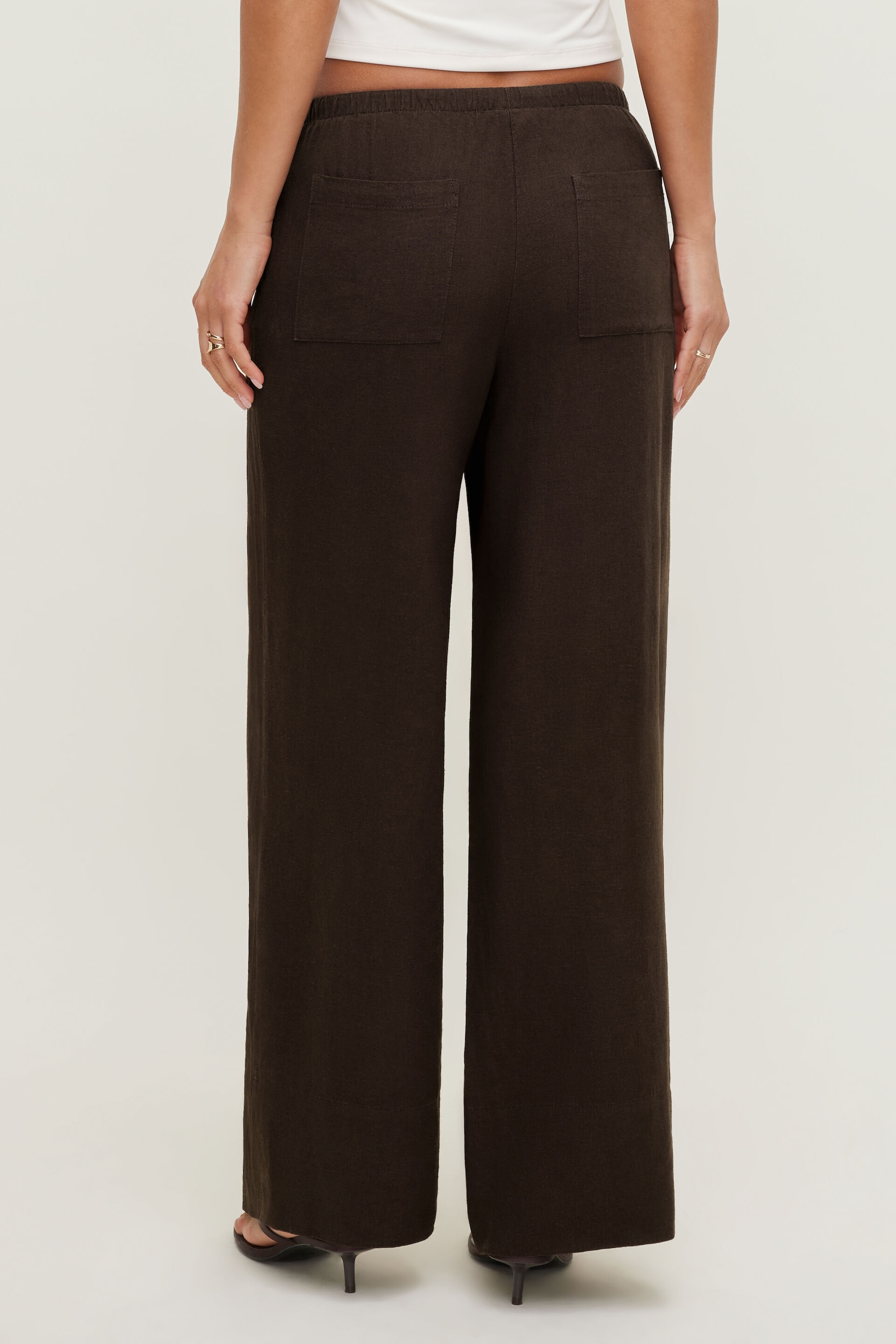 Leo Linen Wide Leg Pants