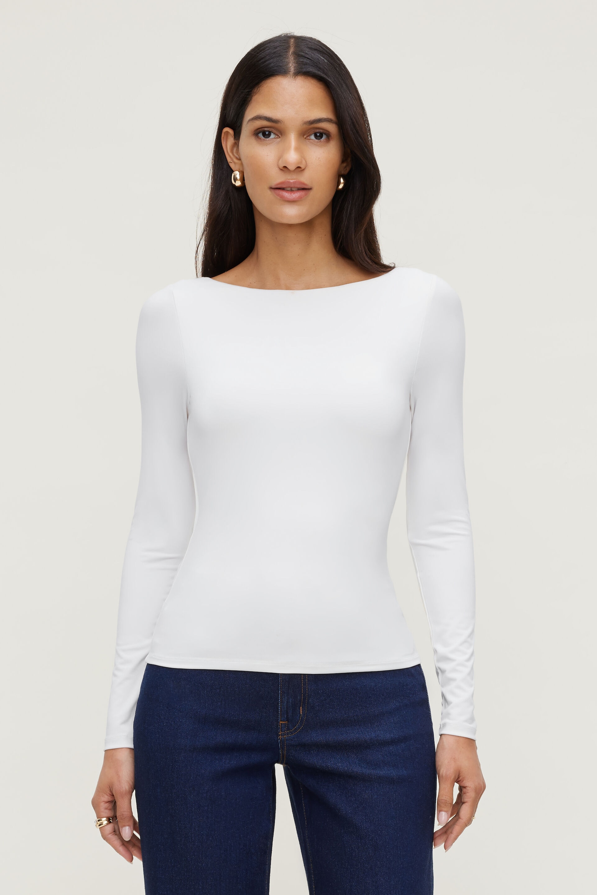 Nola Sculpt Long Sleeve Top