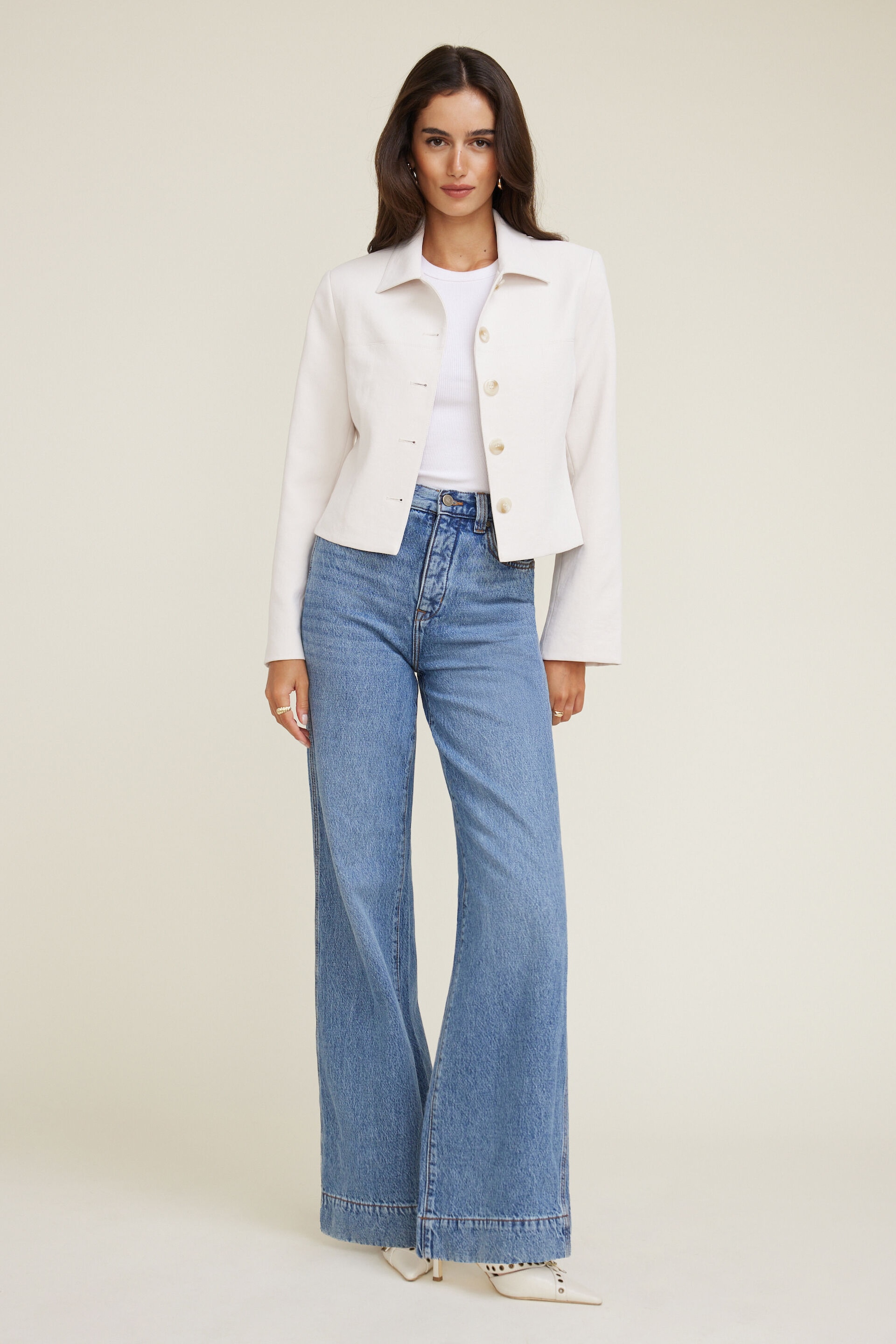 Veston court fluide Charlotte