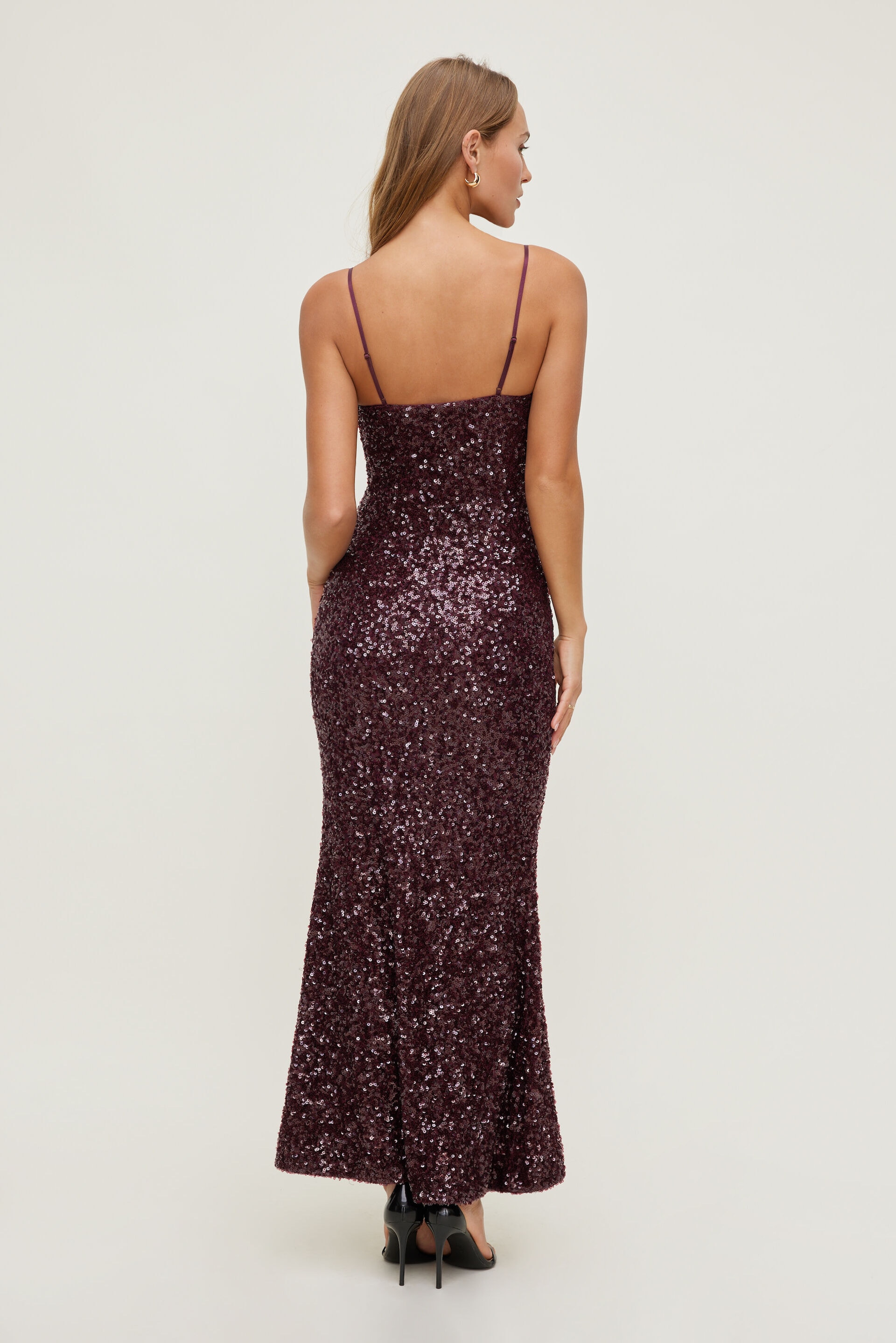 Simona Sequin Maxi Dress