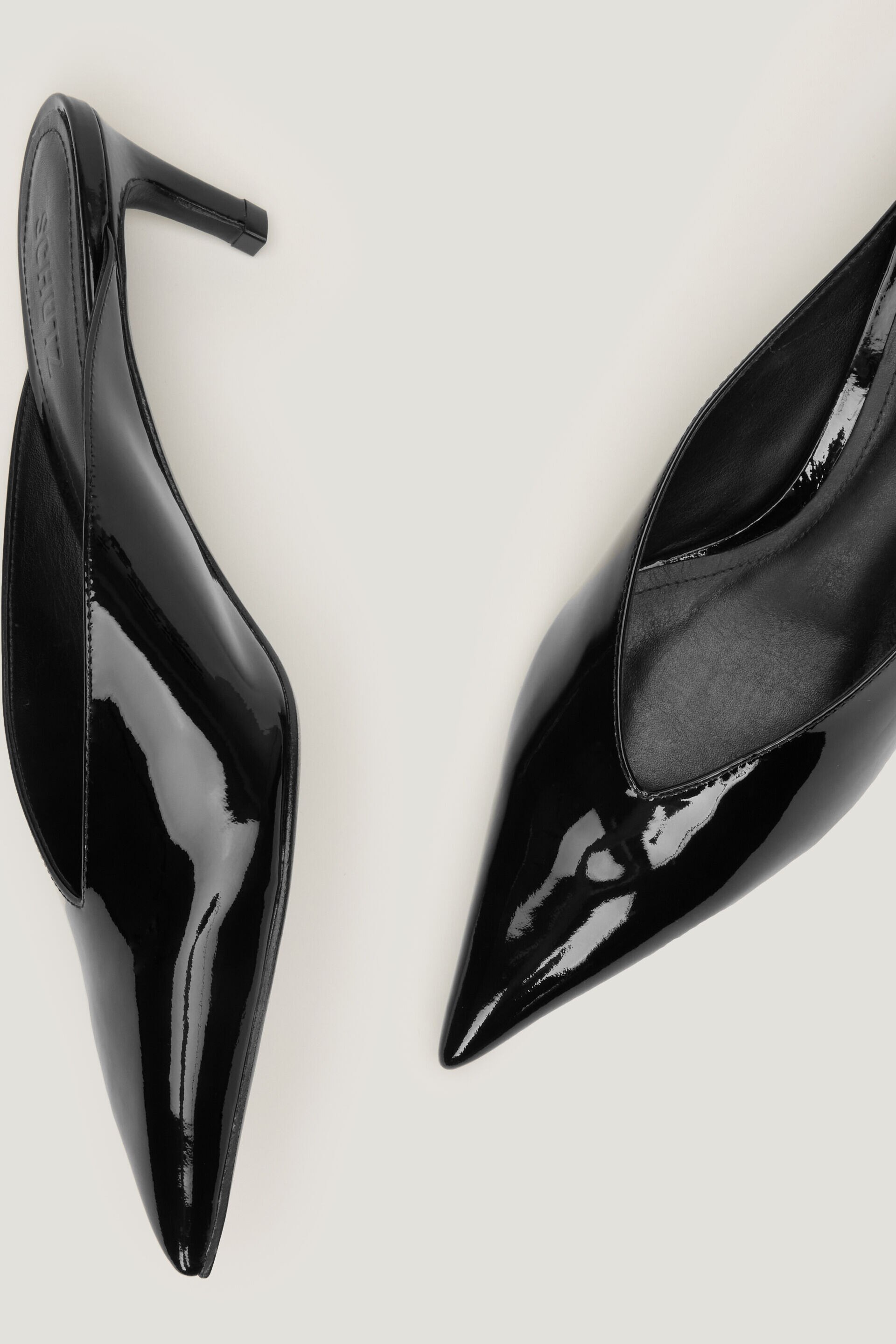 SCHUTZ | Loren Patent Heeled Mules