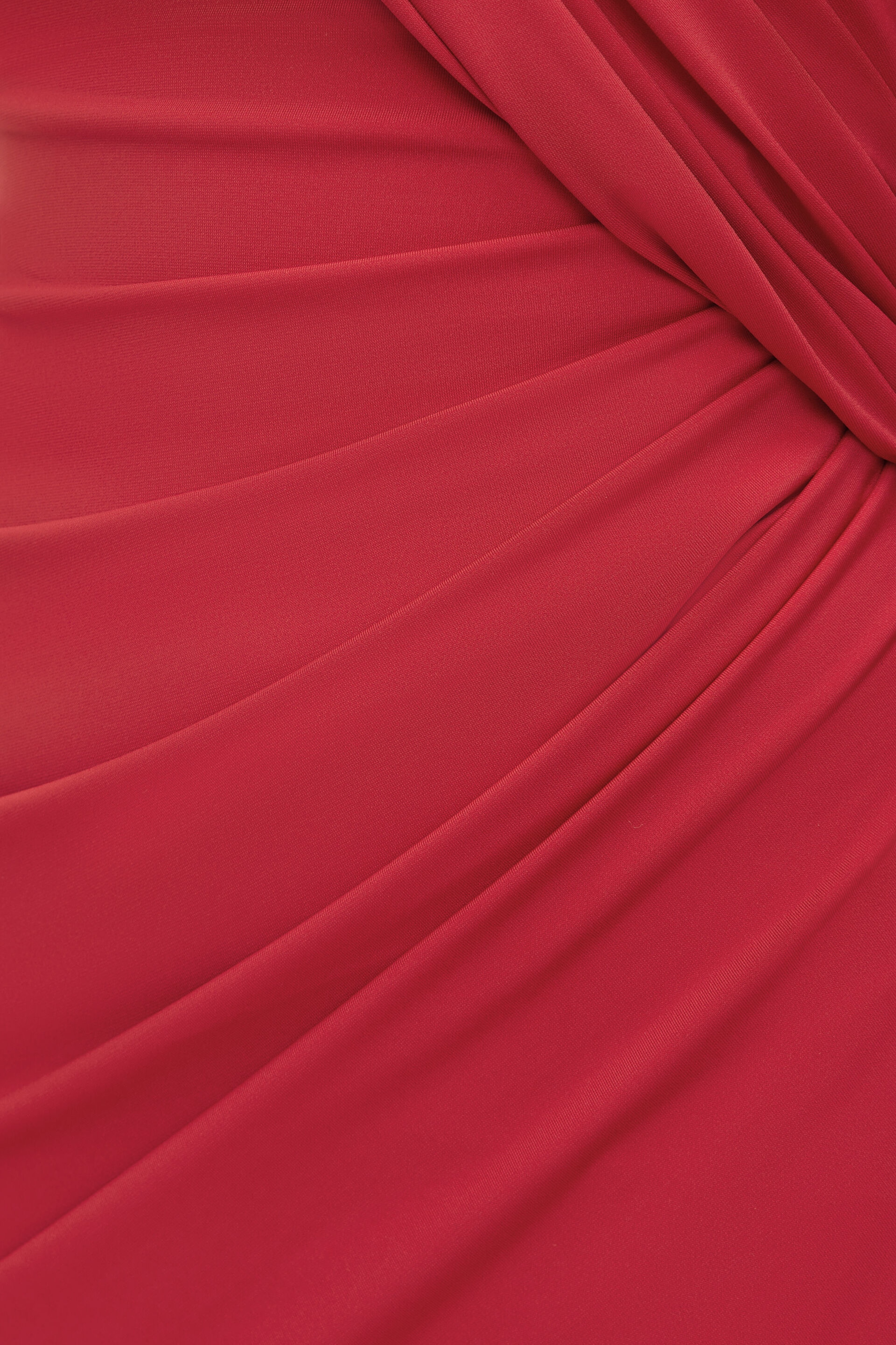 Sculpt Front Drape Mini Dress