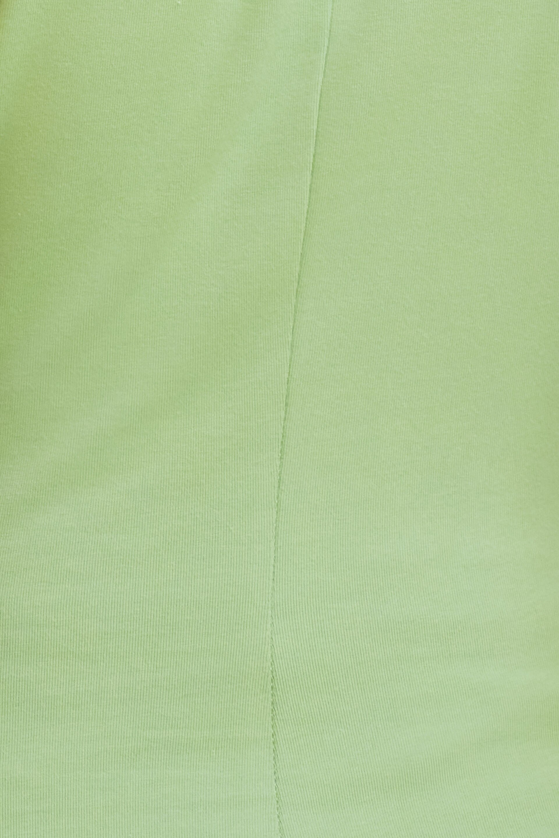 Shirred Mini Mock Cotton Spandex Top