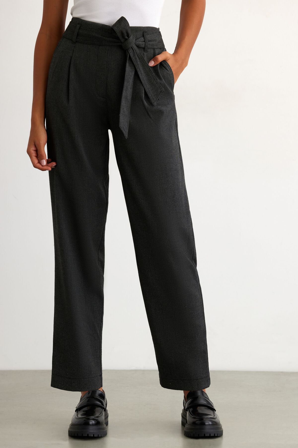 Dynamite Paperbag Pant With Belt. 2