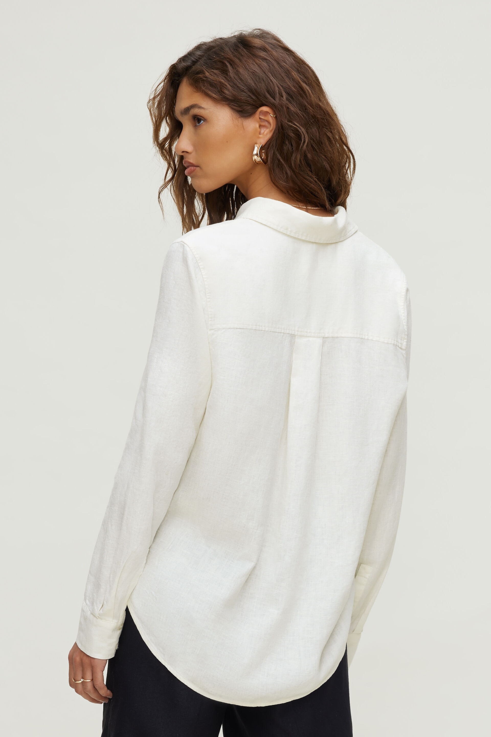 Oversized Linen Shirt