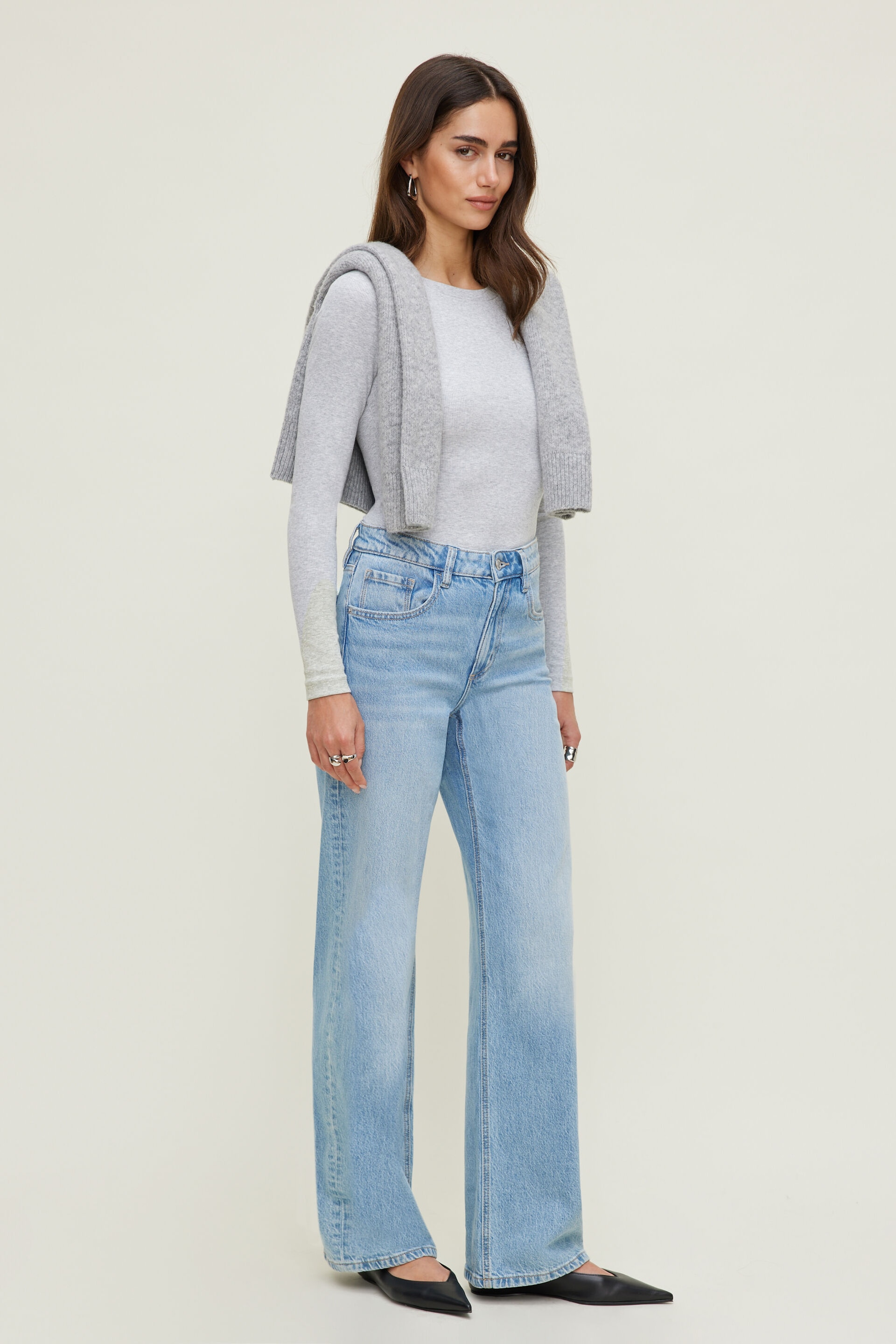 Heidi High Rise Wide Leg Jeans