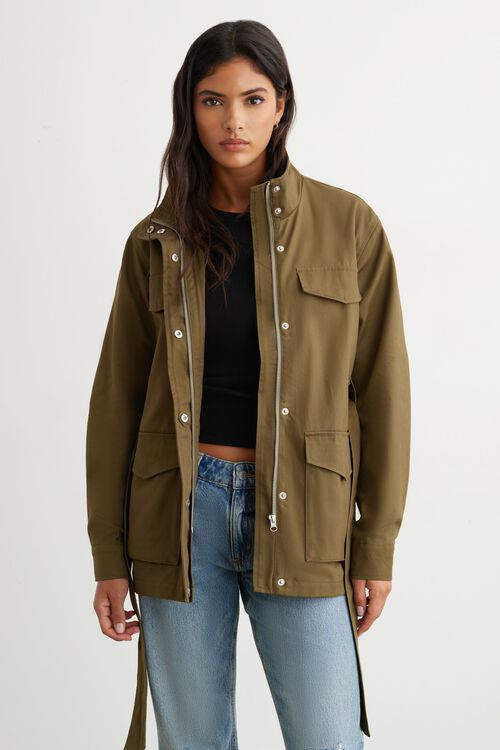 Surplus Military Jacket GREEN Dynamite - Main Image