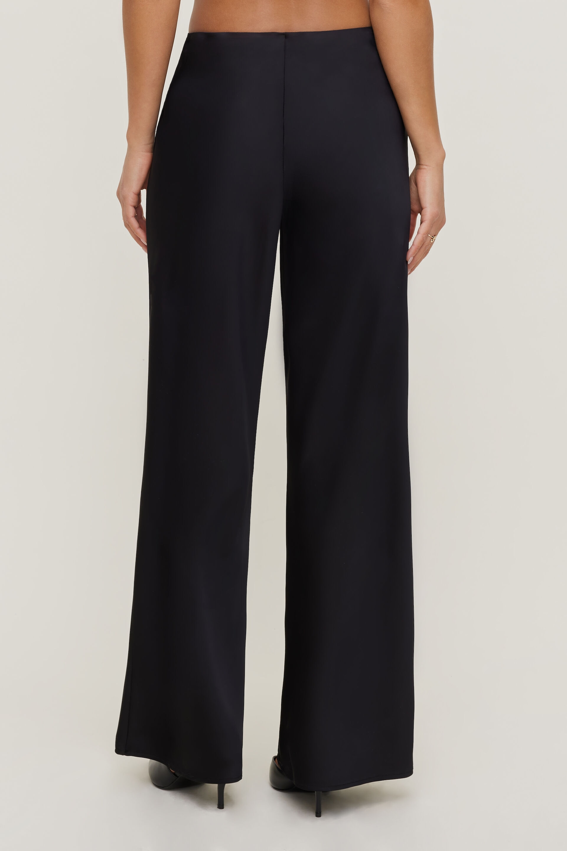 Izzy Wide Leg Satin Pants