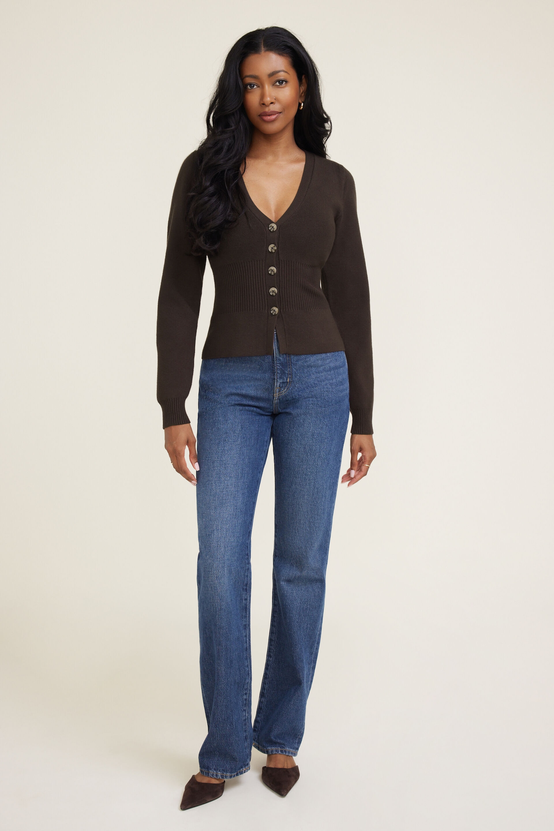 Cinched Waist Cardigan