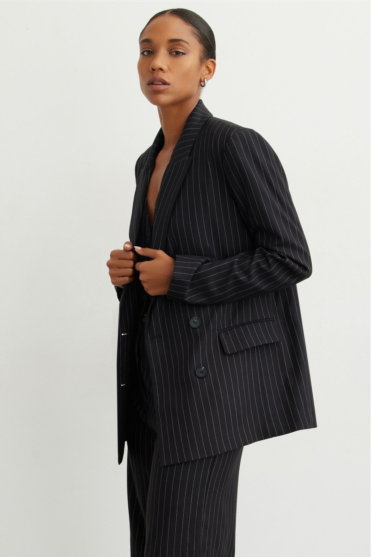 Kyra Double Breasted Blazer Dynamite