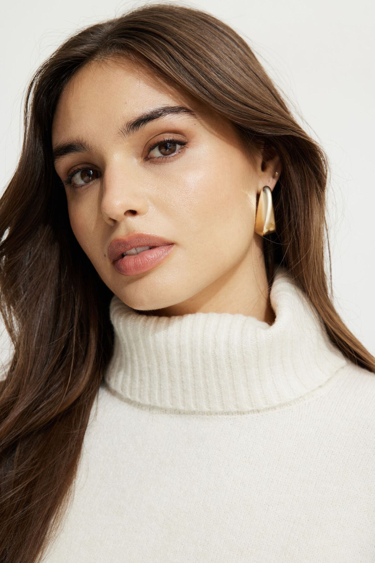 dynamite Pendants d’oreilles pliés en forme de goutte