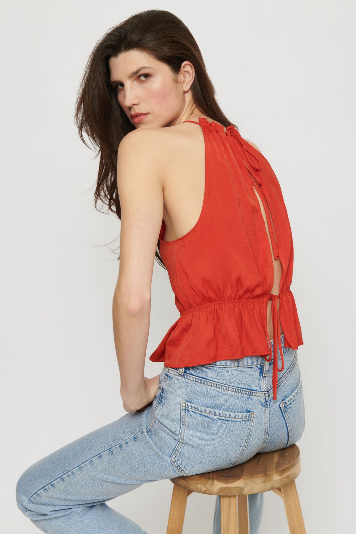 Dynamite Satin Halter Cami. 2