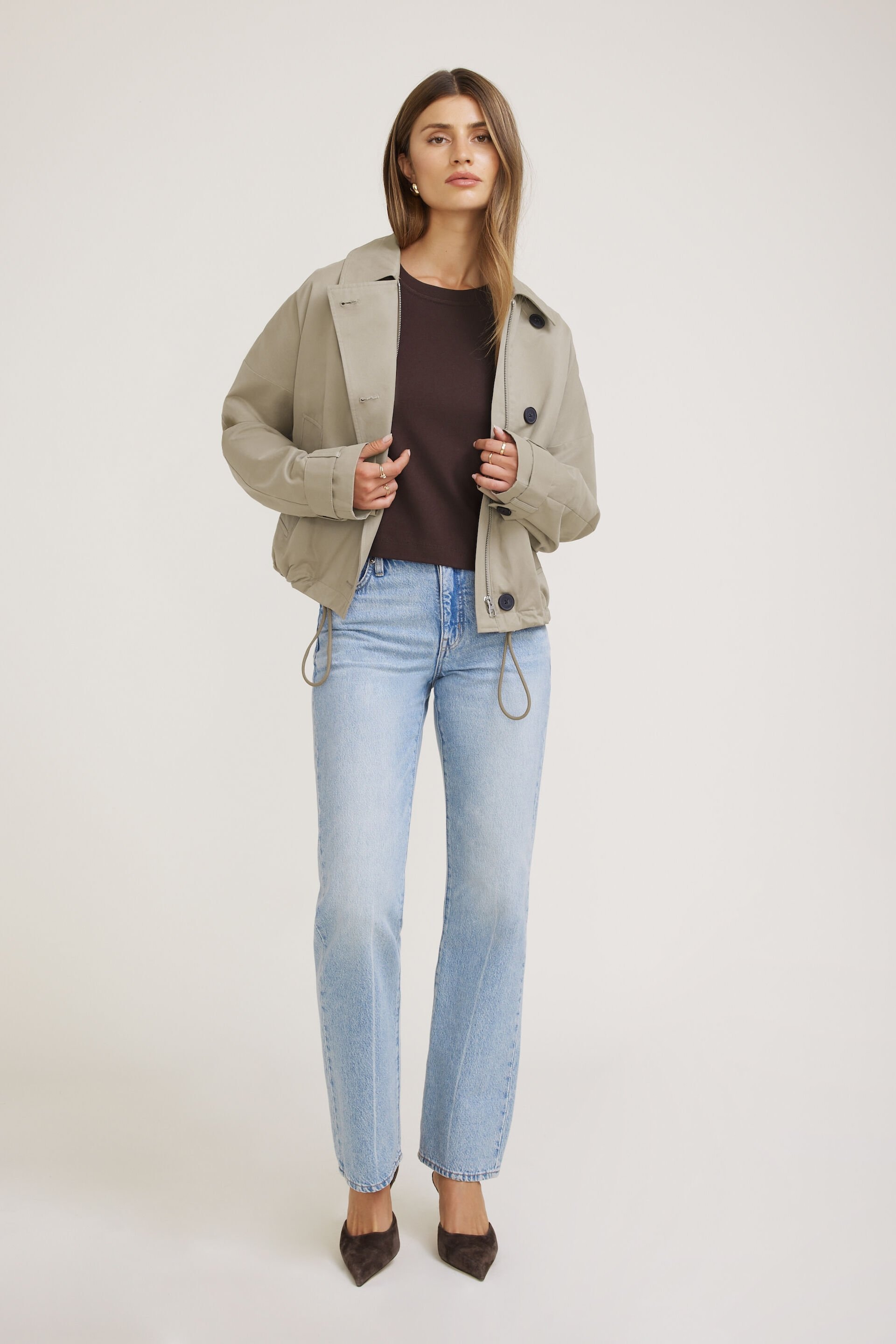 MEER.　CREAM PUFF TOP /BLK Cream Square Neck Elasticated Top – AX Paris