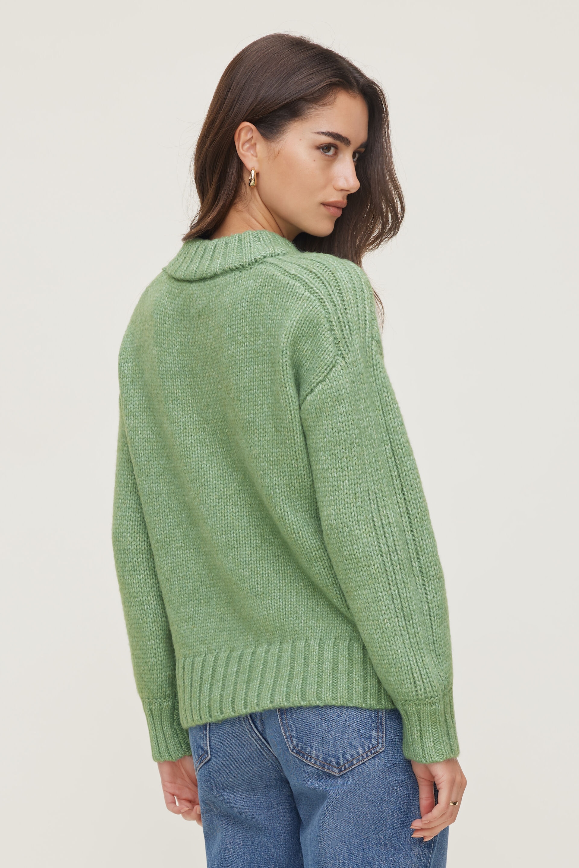 Mabel Chunky Crewneck Sweater