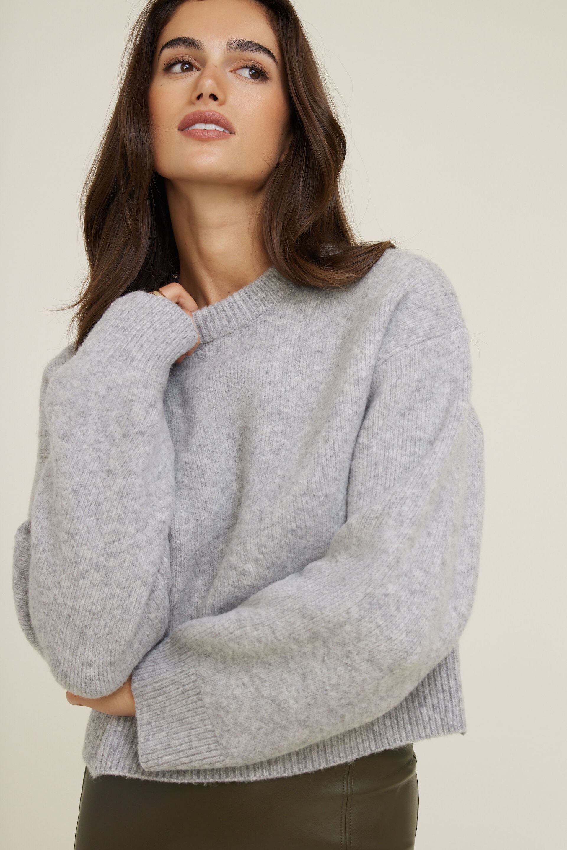Jane Boxy Crewneck Sweater