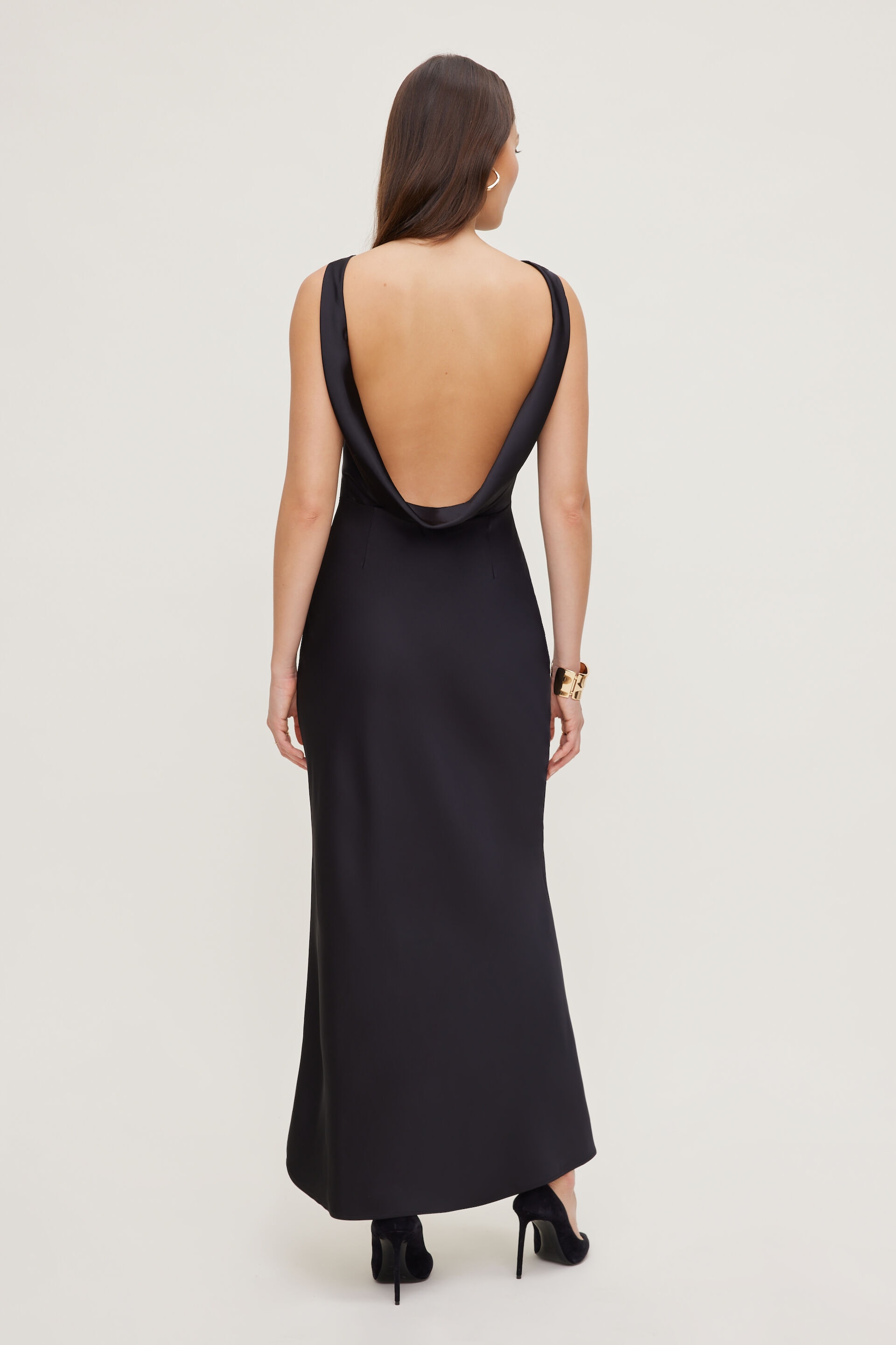 Nora Satin Maxi Slip Dress