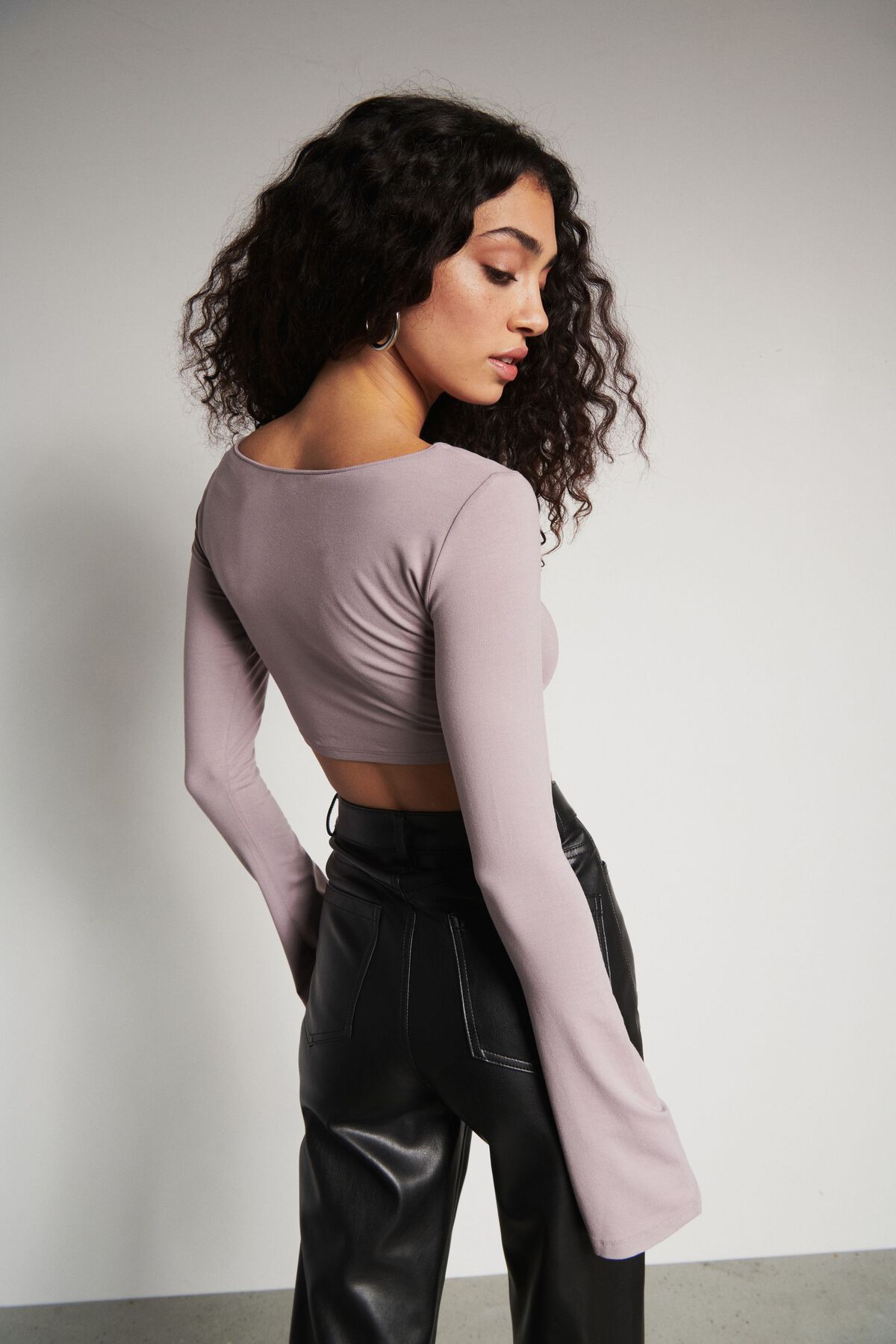 Dynamite Long Sleeve Micro Top. 4