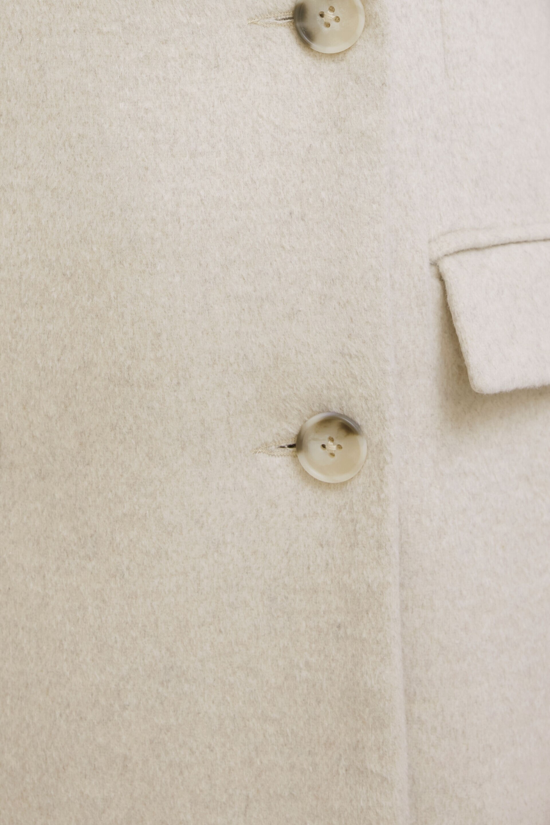 Manteau en laine à double boutonnage