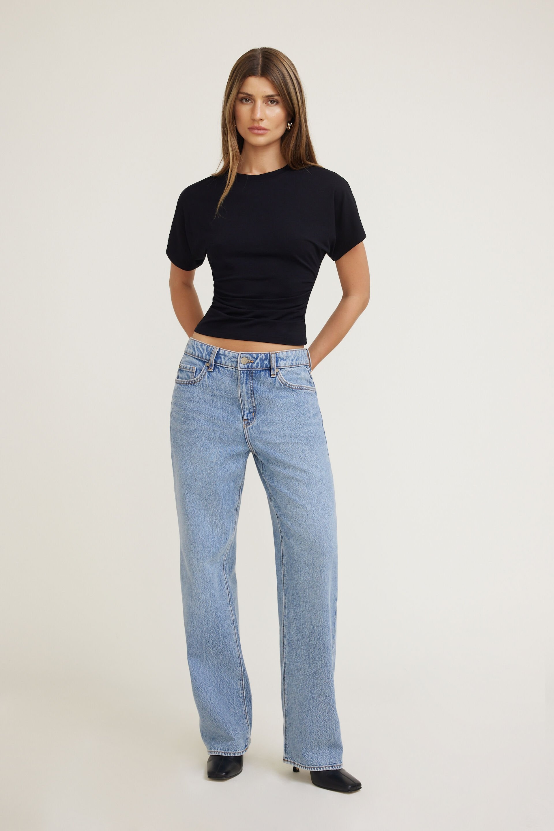 Denim Corset Top Blue | Dynamite Denim Corset Top Blue | Dynamite