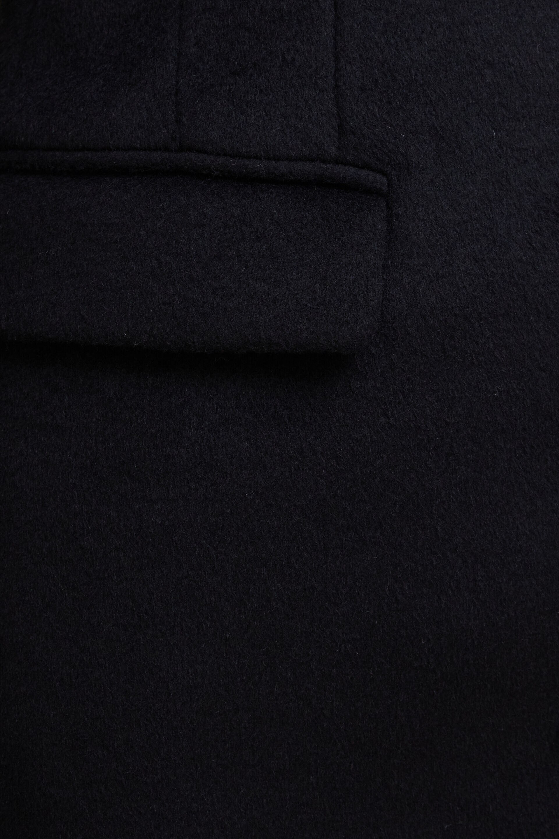 Manteau de laine cintr