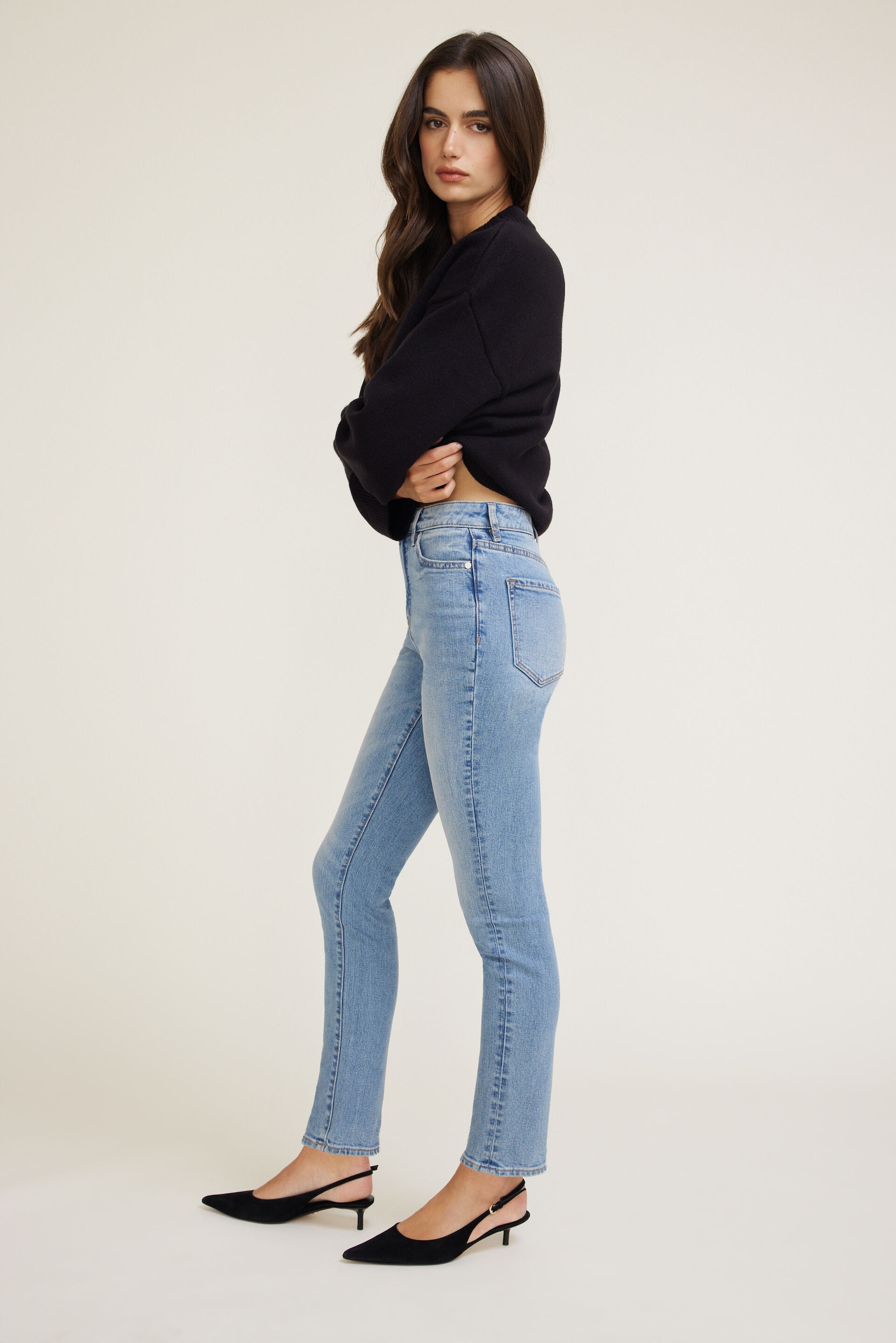 Goldie Stretch High Rise Skinny Leg Jeans