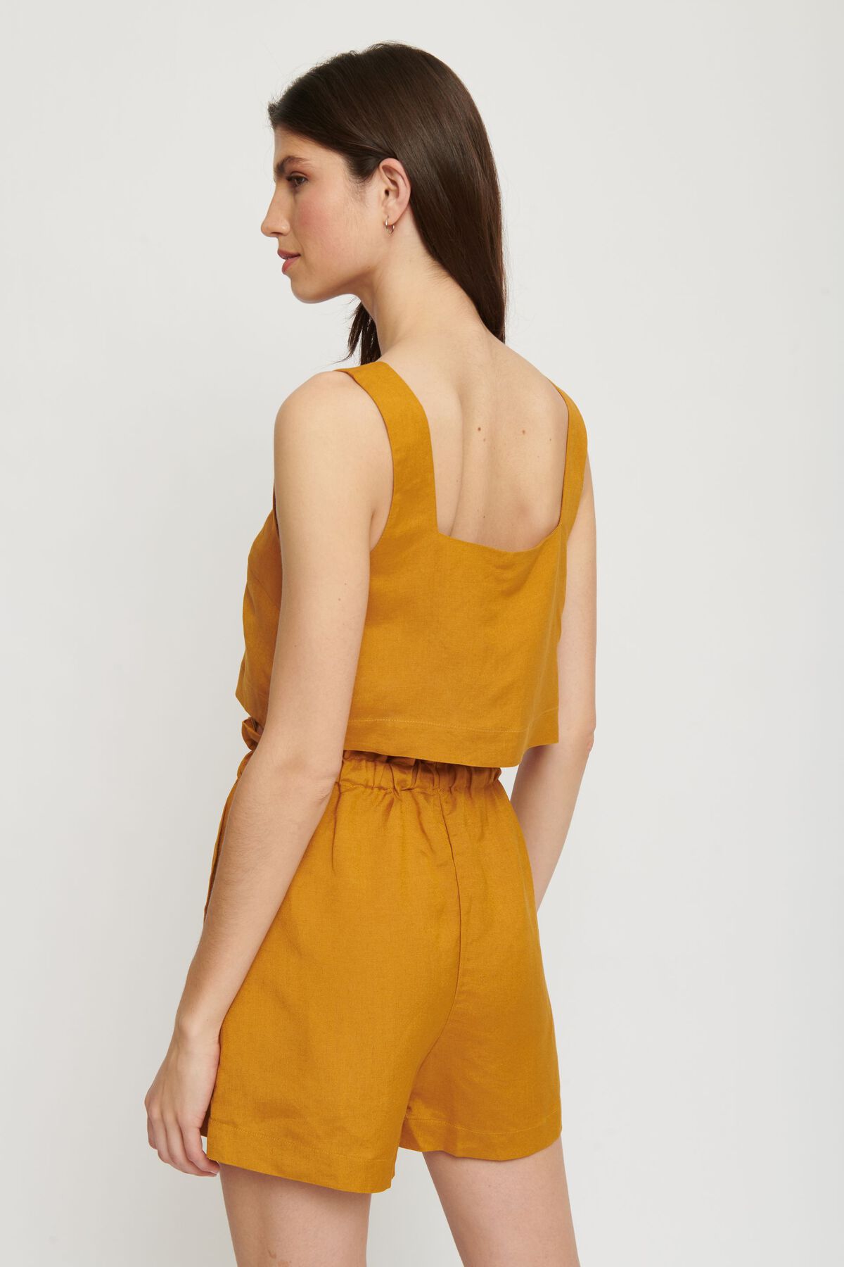 Dynamite Square Neck Linen Cami. 4