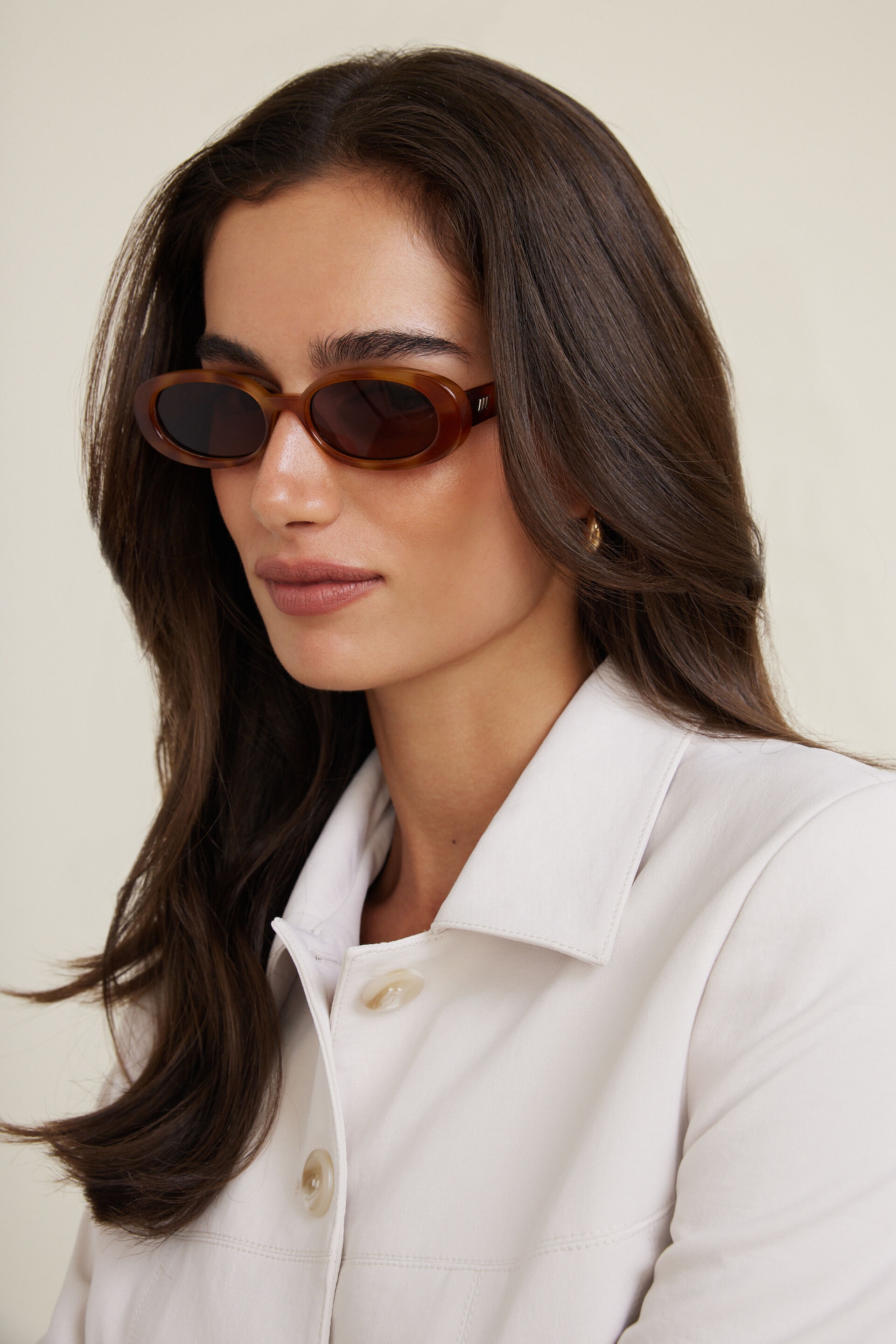 LE SPECS | Outta Love Oval Sunglasses