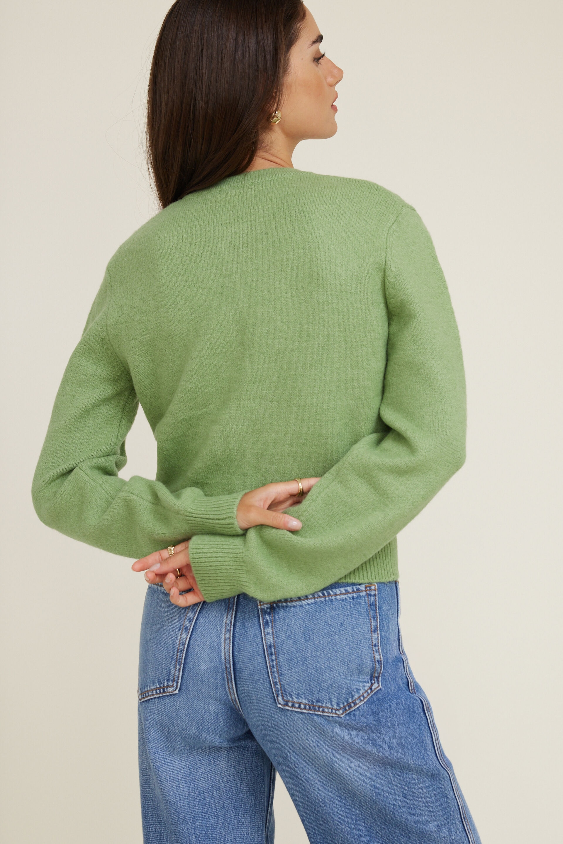 Rebecca Crewneck Cardigan