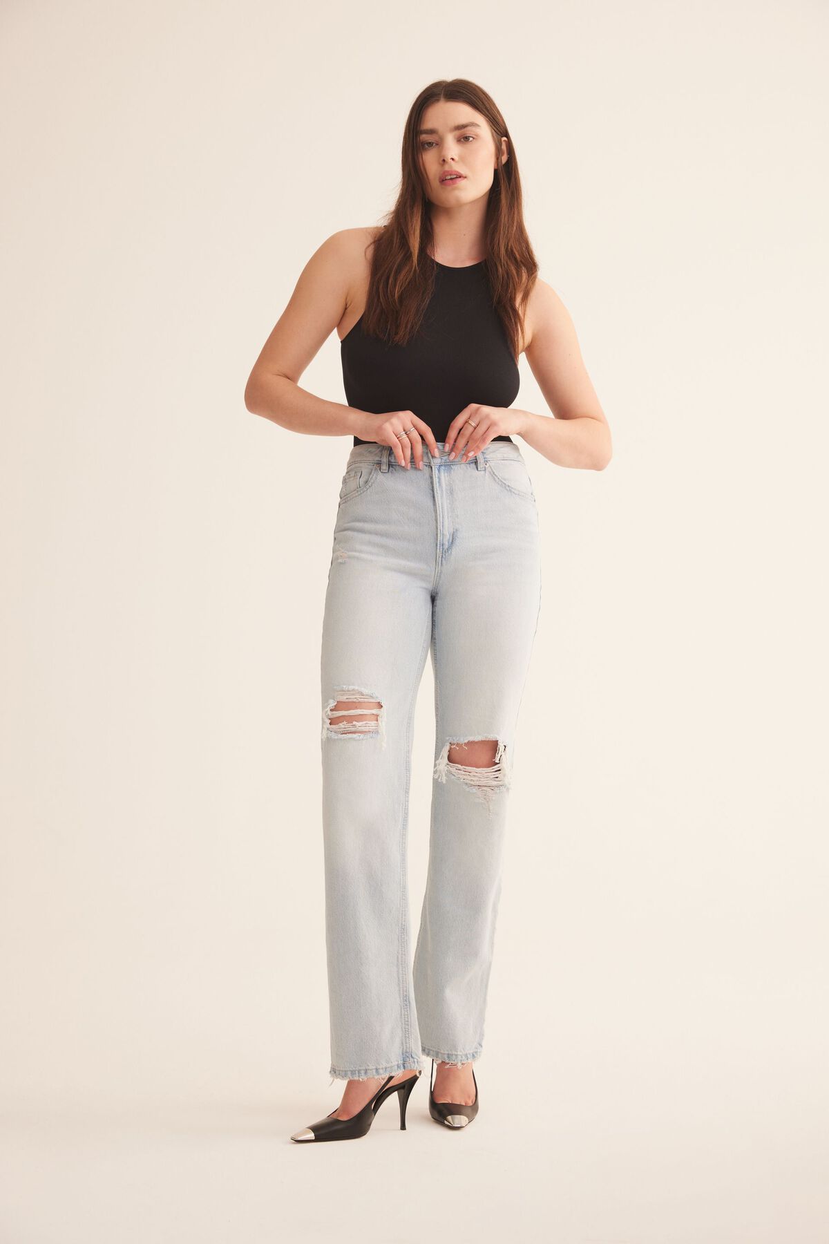 Irina Straight Leg Jeans | Dynamite