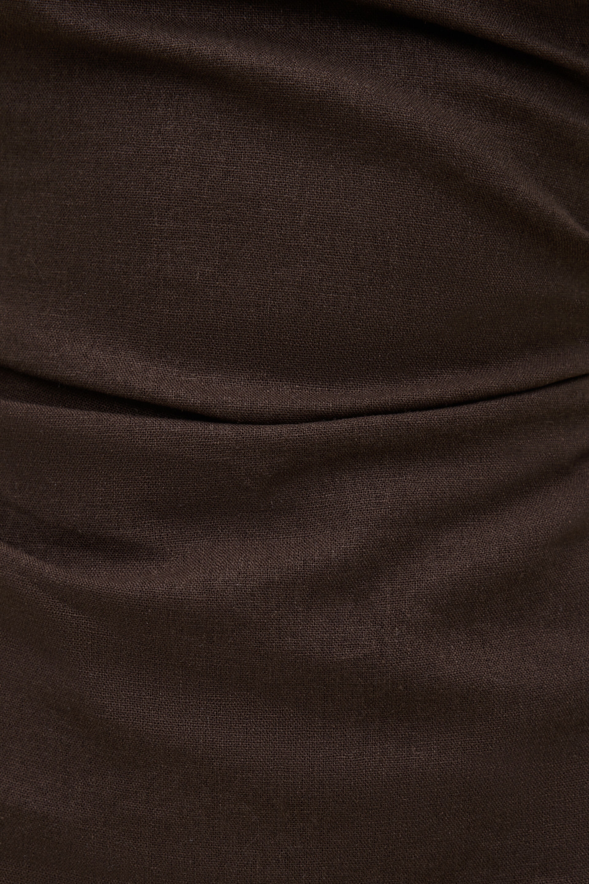 Linen Off Shoulder Mini Dress