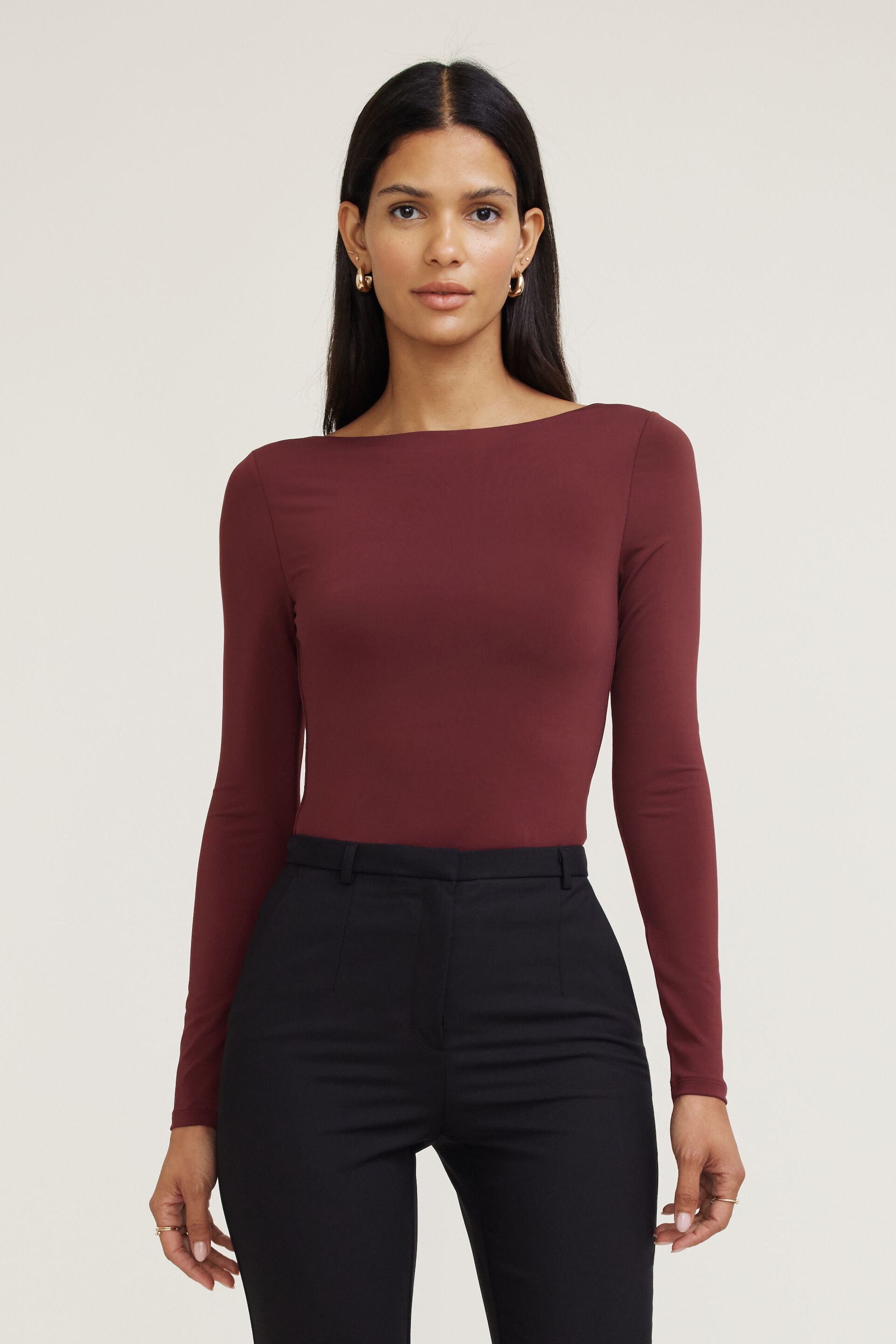 Nola Sculpt Long Sleeve Top