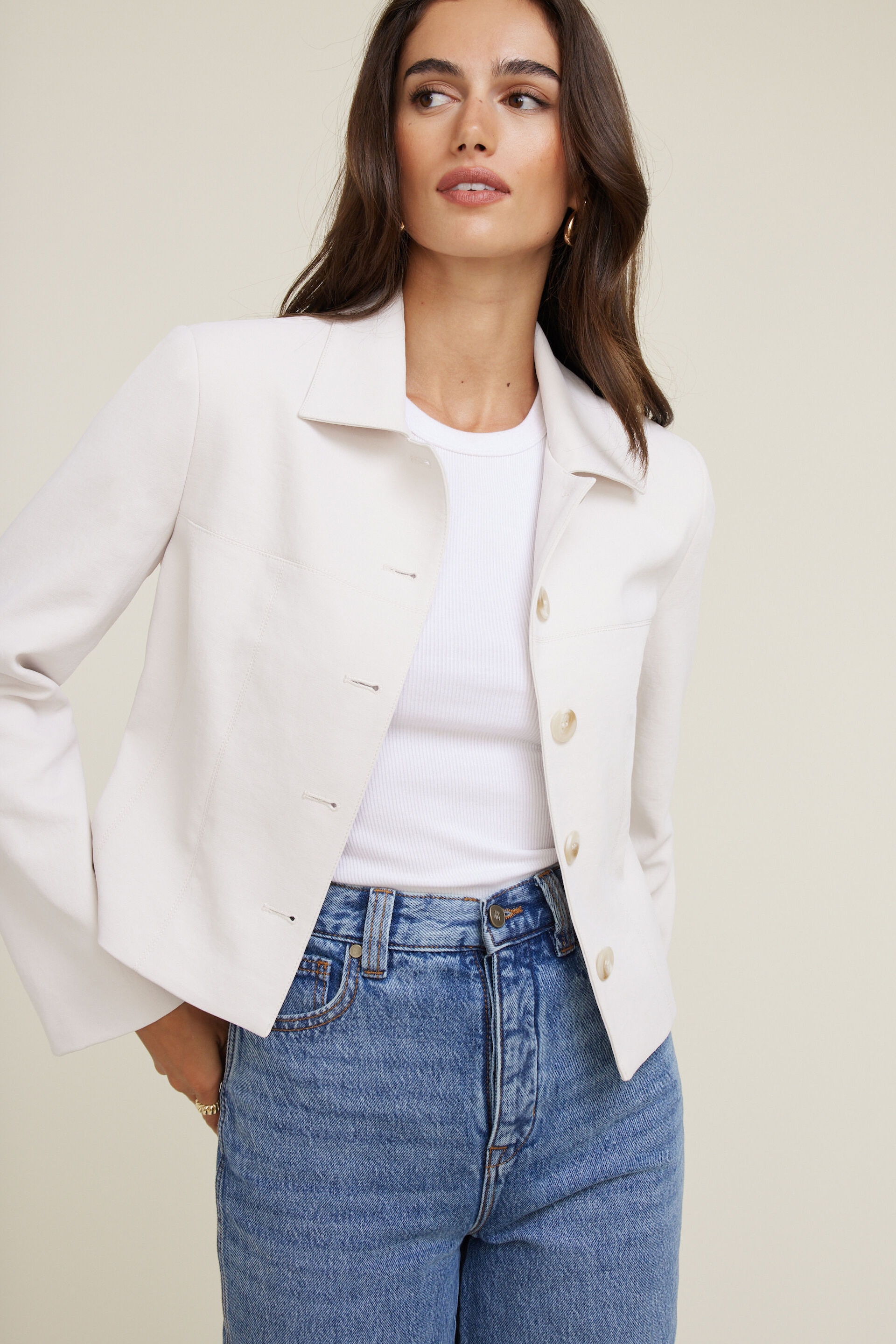 Veston court fluide Charlotte