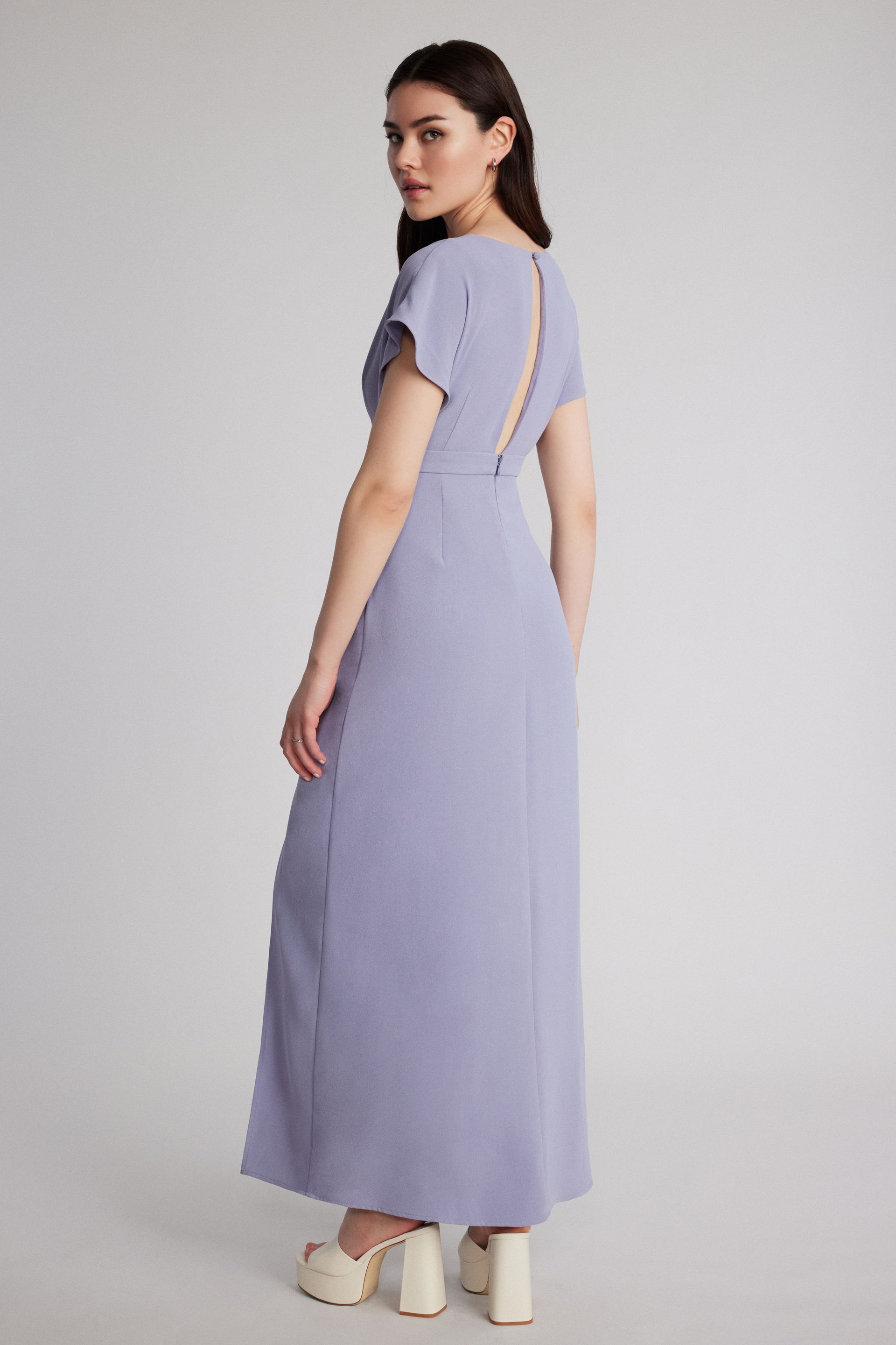 Robe cache-cœur maxi