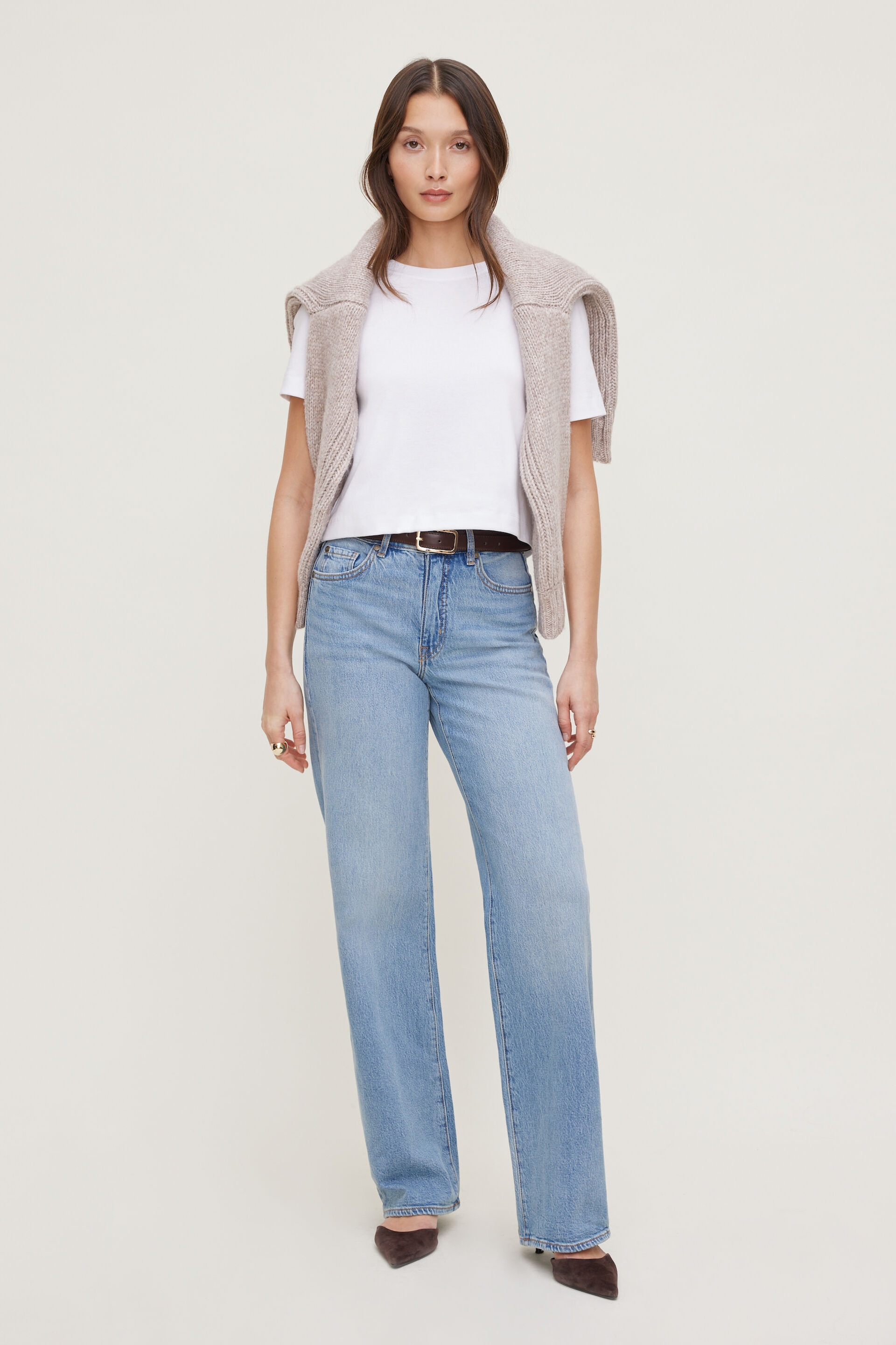 Heidi High Rise Wide Leg Jeans