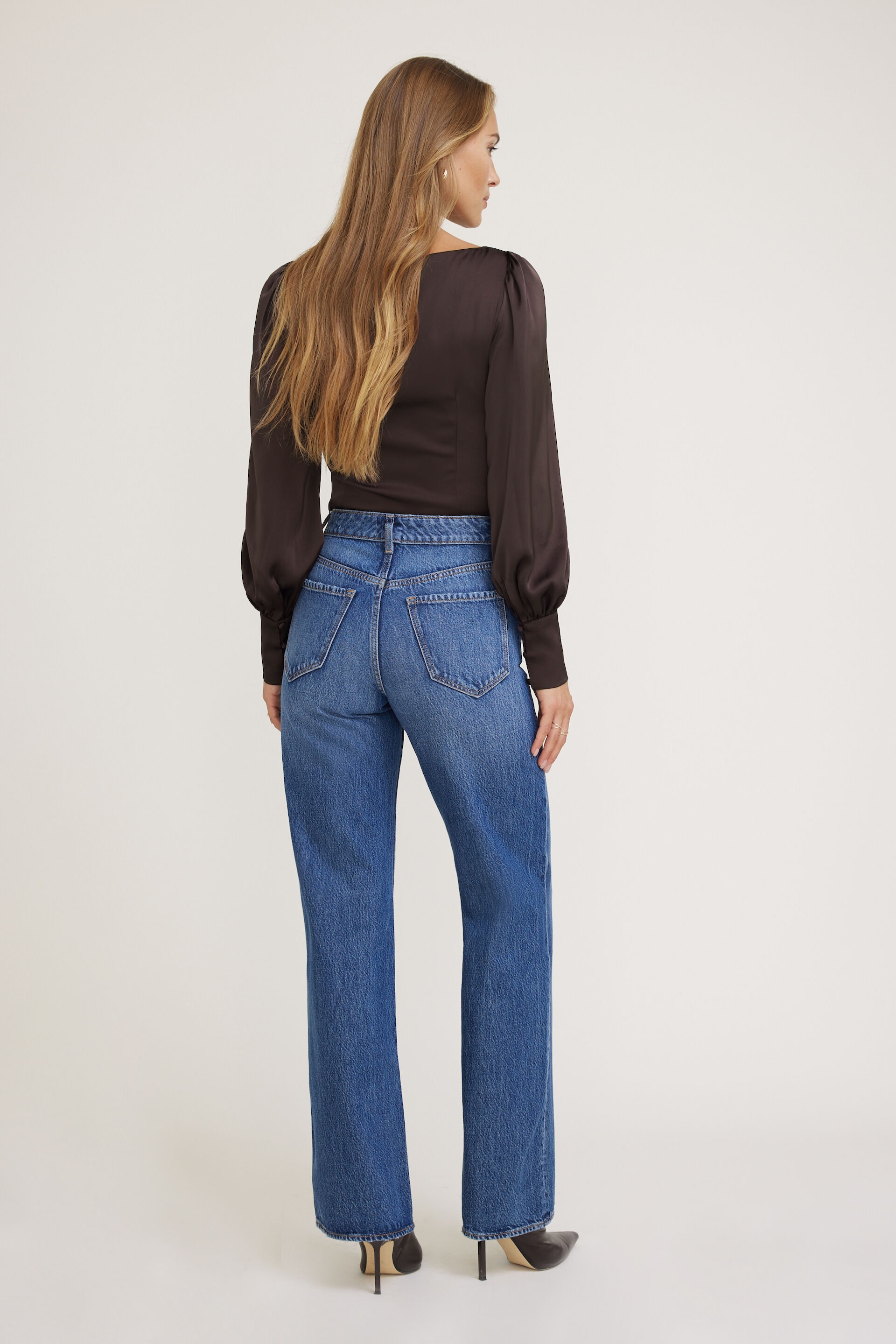 Heidi High Rise Wide Leg Jeans