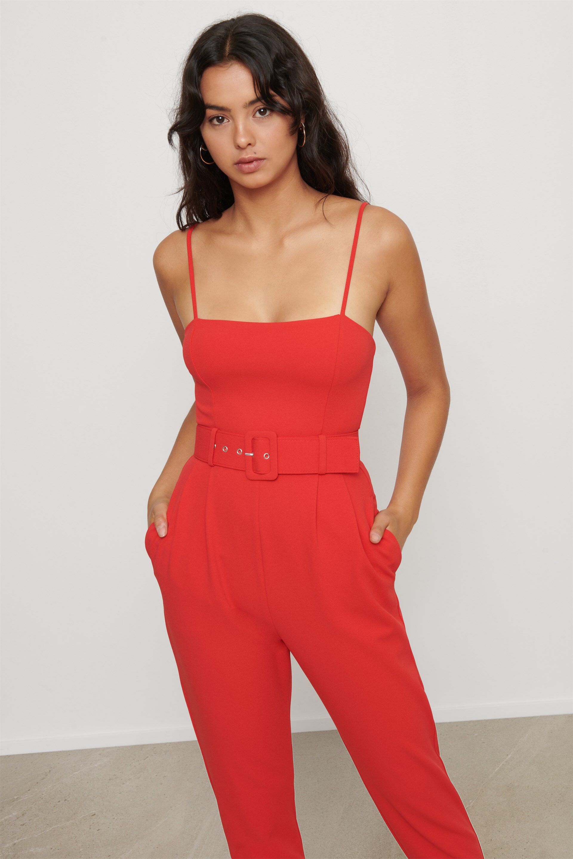 Dynamite red jumpsuit Clearance