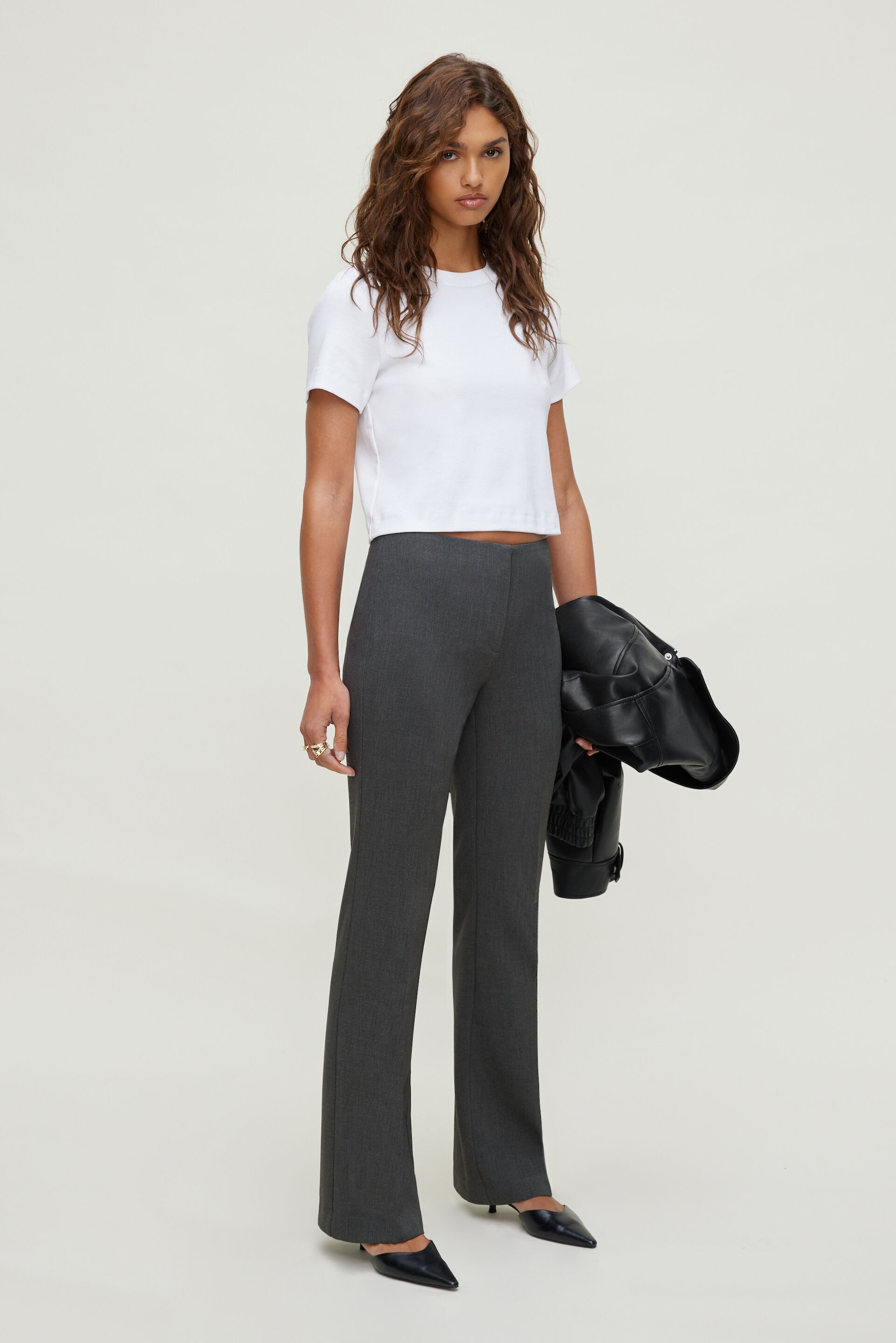 Frankie Tailored Slim Bootcut Pants