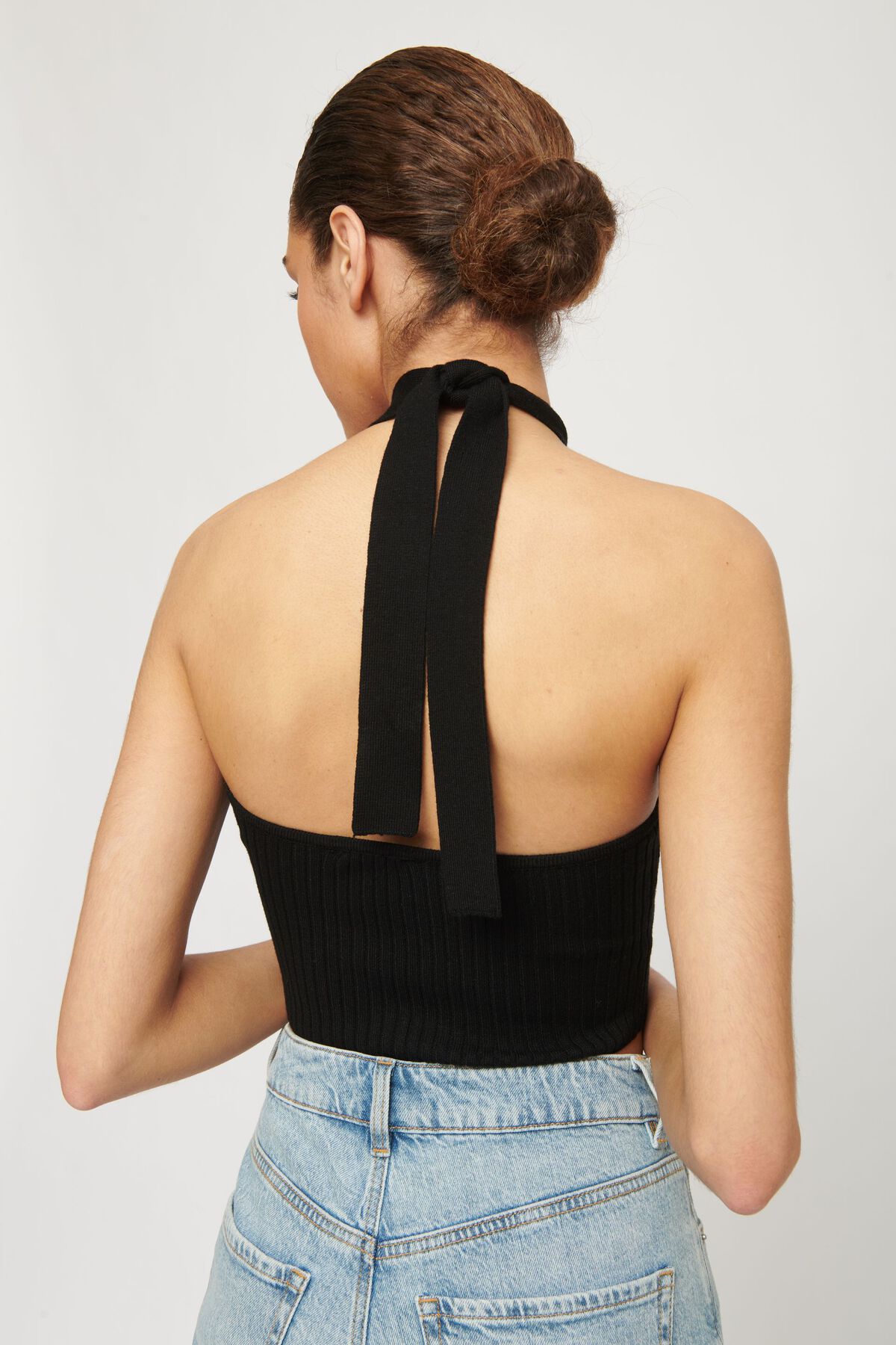 Dynamite Keyhole-Front Halter Top. 2